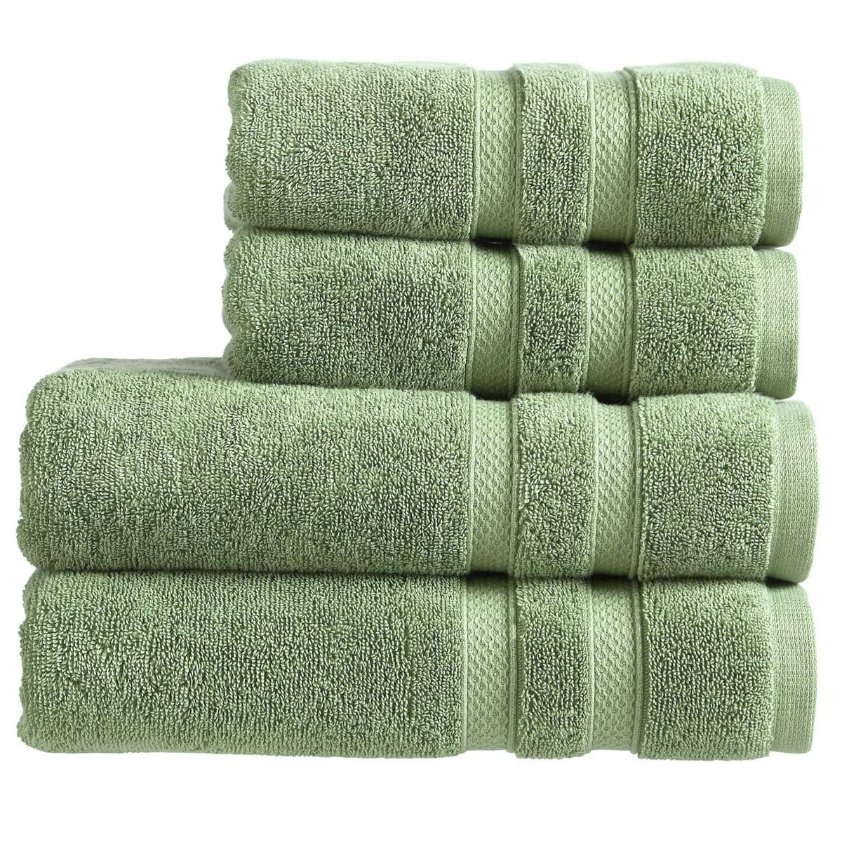 Christy Chroma Bath Towels | Set of 2 | Highly Absorbent Heavyweight 675GSM | Bold and Bright | Soft Velvety Smooth Bathroom Shower Towels | 100% Cotton | Sustainably Made | Ash Grey — view 120