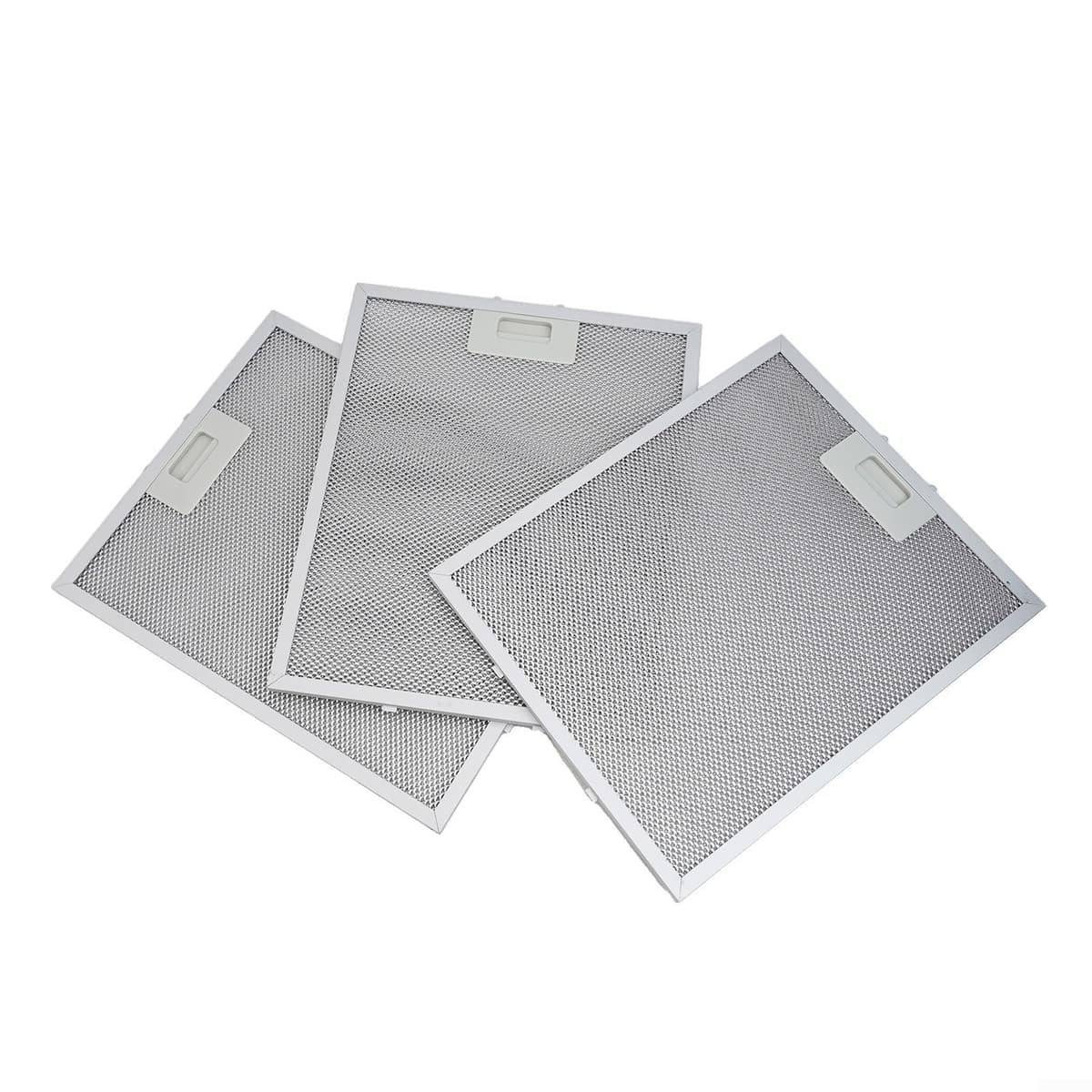 3 filtros de aluminio para campana extractora compatibles con CP750SS FHEE26A9S LOFCP750SS y más filtros de ventilación extractores de malla metálica 340 x 280 x 9 mm — view 2