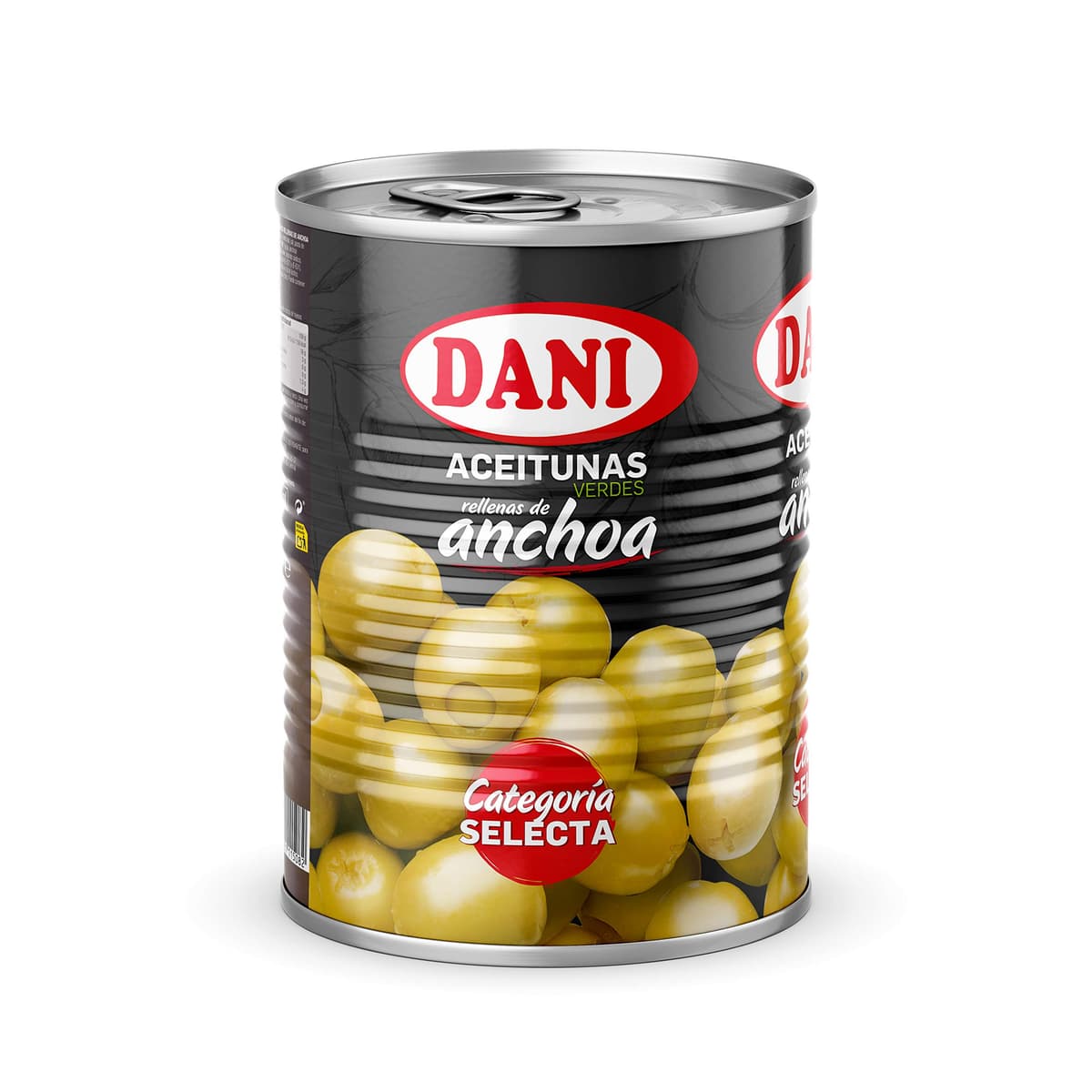 Dani - Aceitunas (Extra Grandes) rellenas de Anchoa 1400 gr