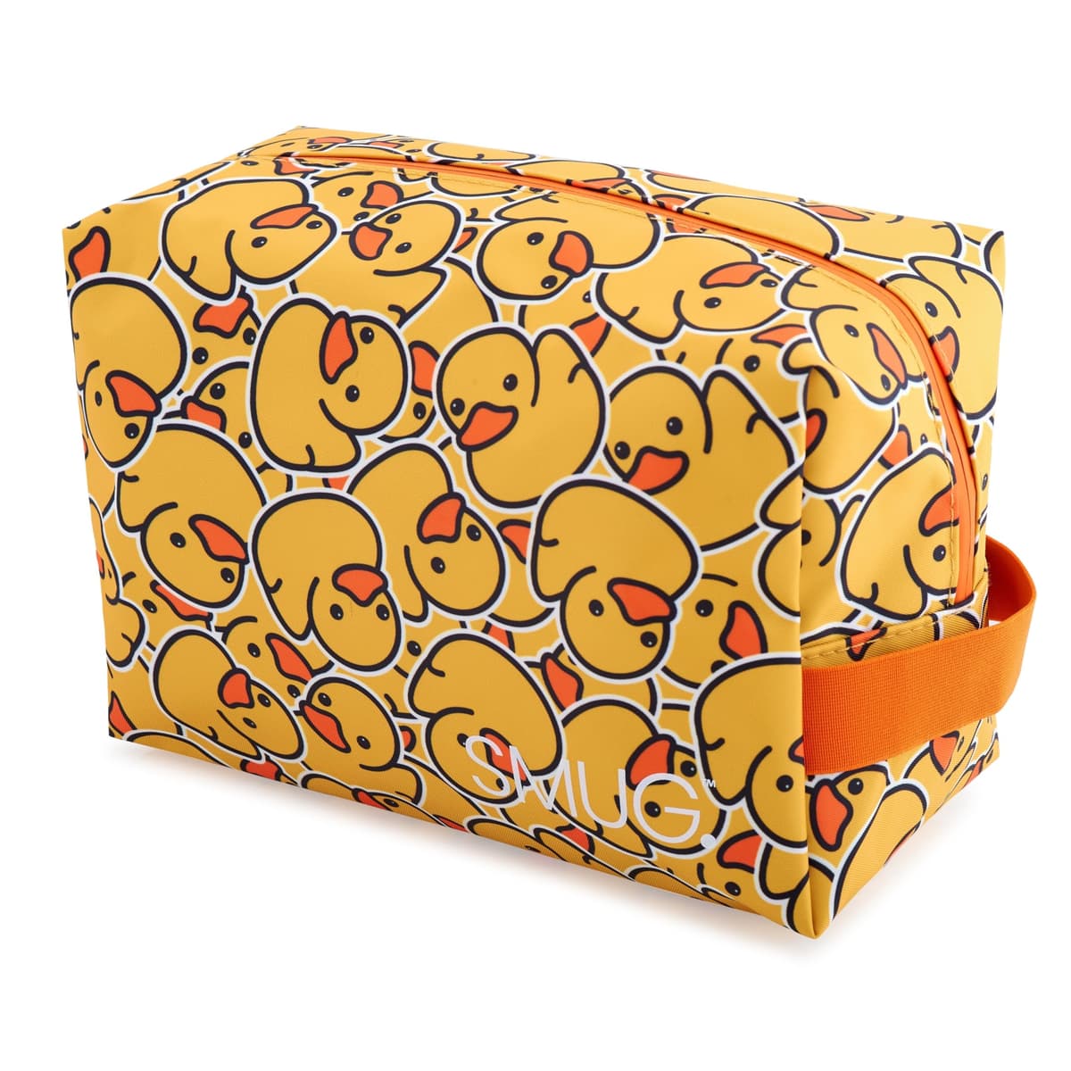 SMUG Wash Bag | Waterproof Travel Toiletry Bags for Travelling, Gym, Shower, Shaving, Toiletries, Cosmetics & Makeup Bag | Large Washbag for Men & Women | Stylish, Spacious & Easy to Clean | Duck
