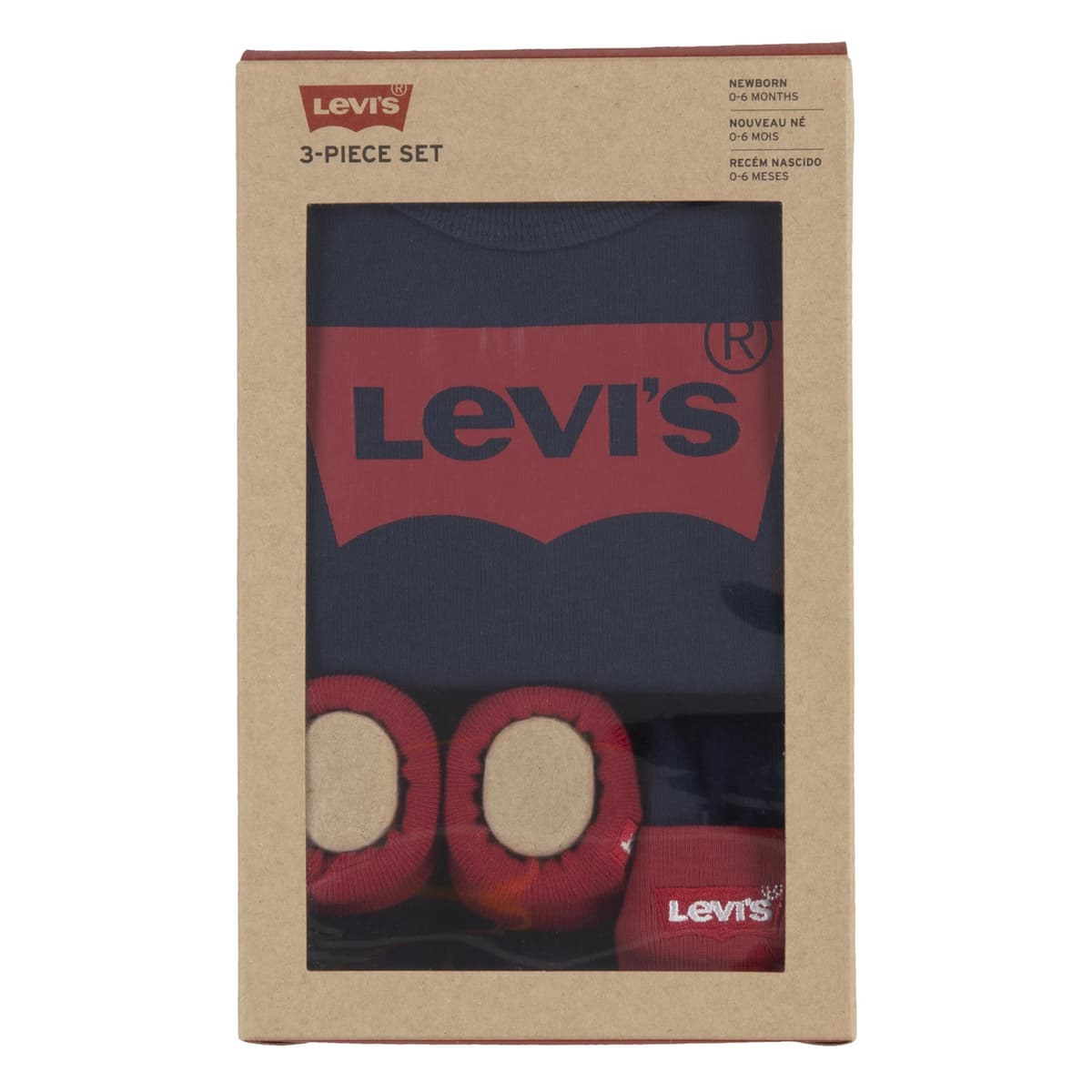 Levi's Classic Batwing Conjunto de 3 Piezas par Bebes — view 3