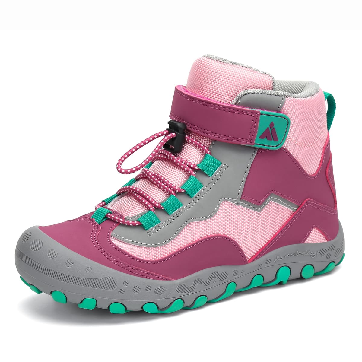 Mishansha Unisex Niños Zapatos de Senderismo para Antideslizante y Ligero Botas para niña Botas de Montaña — view 10