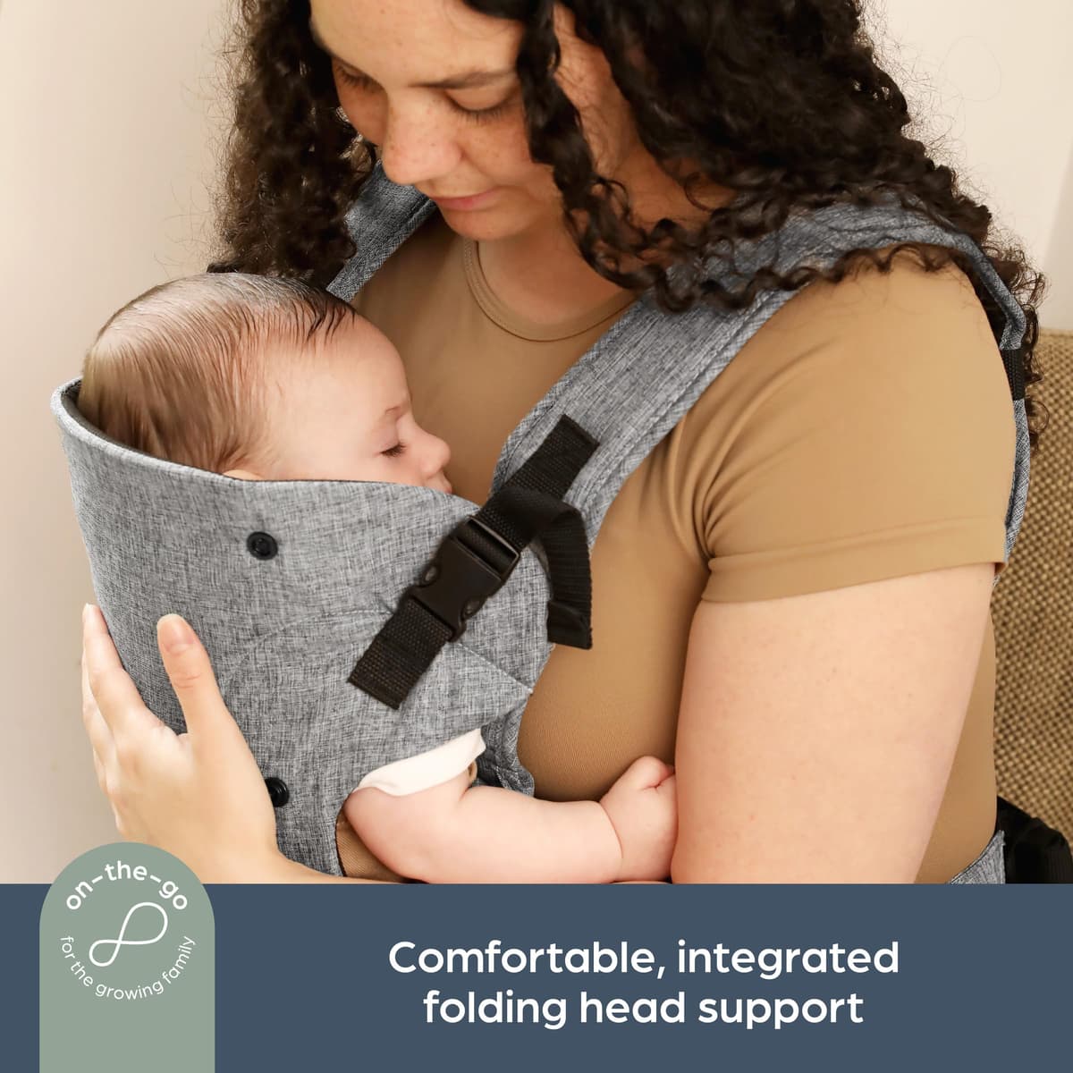 Dreambaby Journey Adjustable 3-in-1 Baby Carrier for Newborn to Toddler up to 15kg - Comfortable, Versatile & Ergonomic for Mum or Dad — view 5