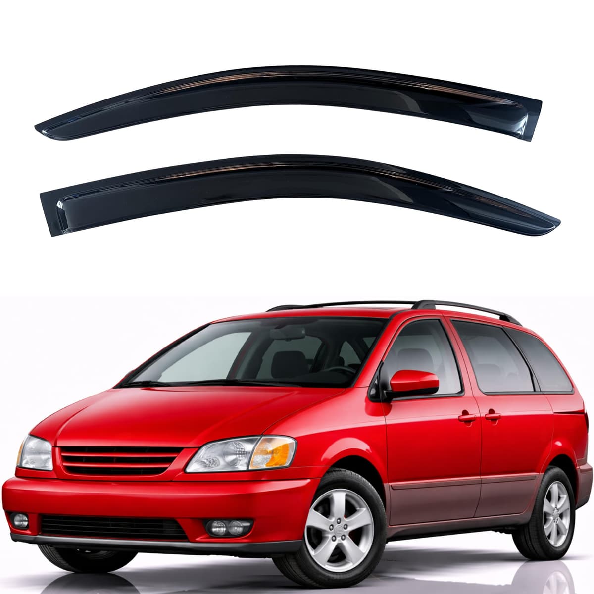 KPY Rain Guards Fit for 2006-2013 Lexus IS250 IS350, Out-Channel Window Visors Vent Wind Deflectors 4PC, Car Accessories for 06-13 Lexus is Series — view 311