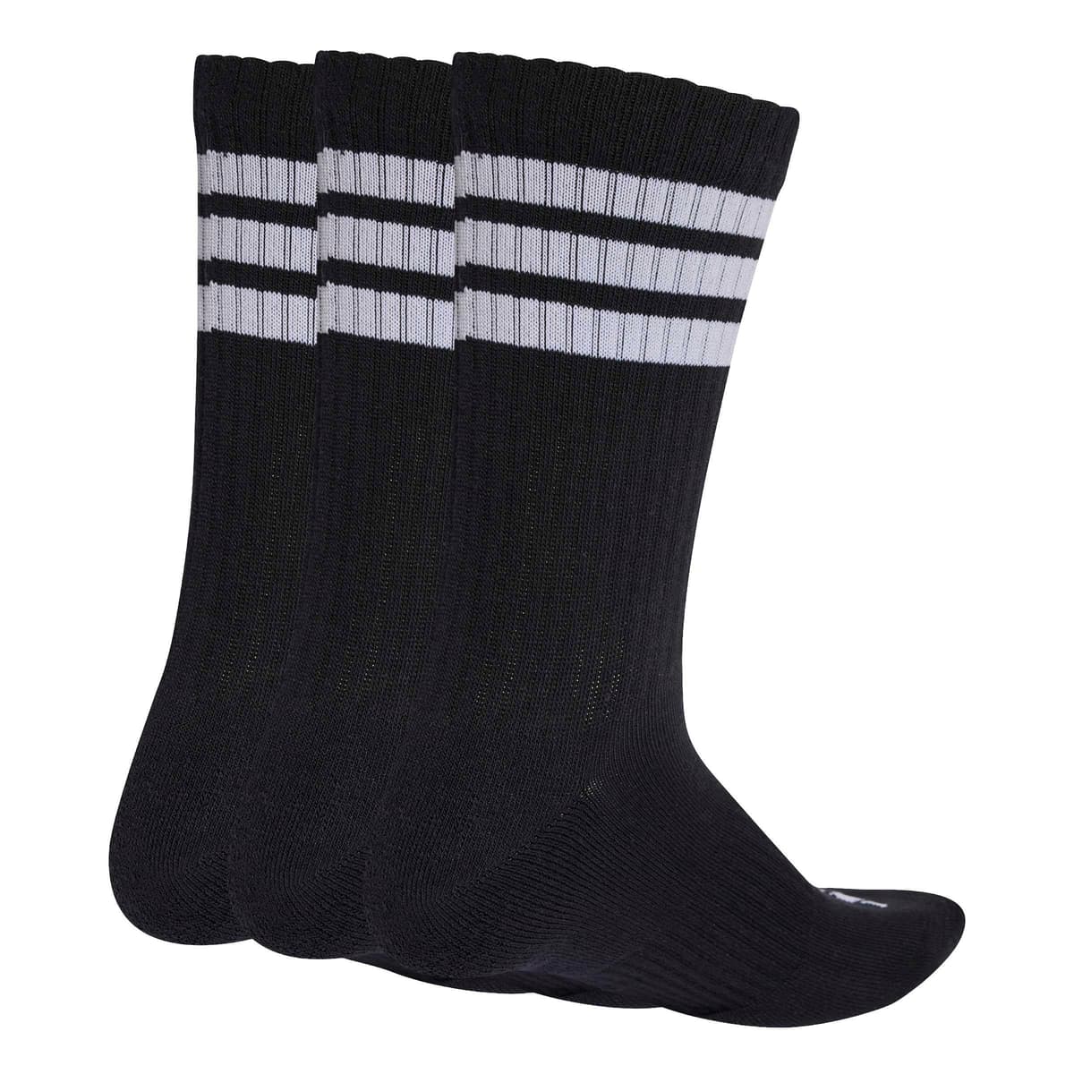 adidas 3-Stripes Cushioned Crew Socks 3 Pair Pack — view 2