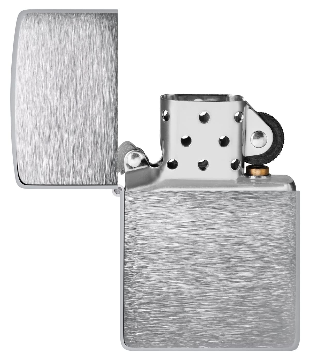 Zippo Encendedor a Prueba de Viento - Diseño de Llama - Cromo Cepillado - Recargable - Reutilizable - Diseño a Prueba de Viento - Caja de Regalo Hecho en EEUU - Exclusivo en Amazon — view 3