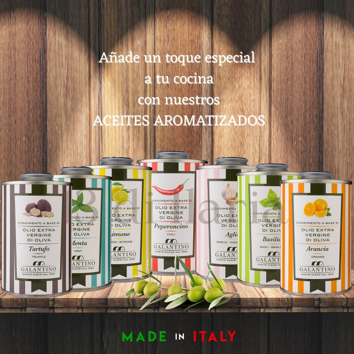 Aceite de Oliva Virgen Extra con Naranja 250 ml | Lata Gourmet, Italiano Artesanal | Sabor Cítrico y Fresco | Prensado en Frío • 13 di Ilaria — view 4