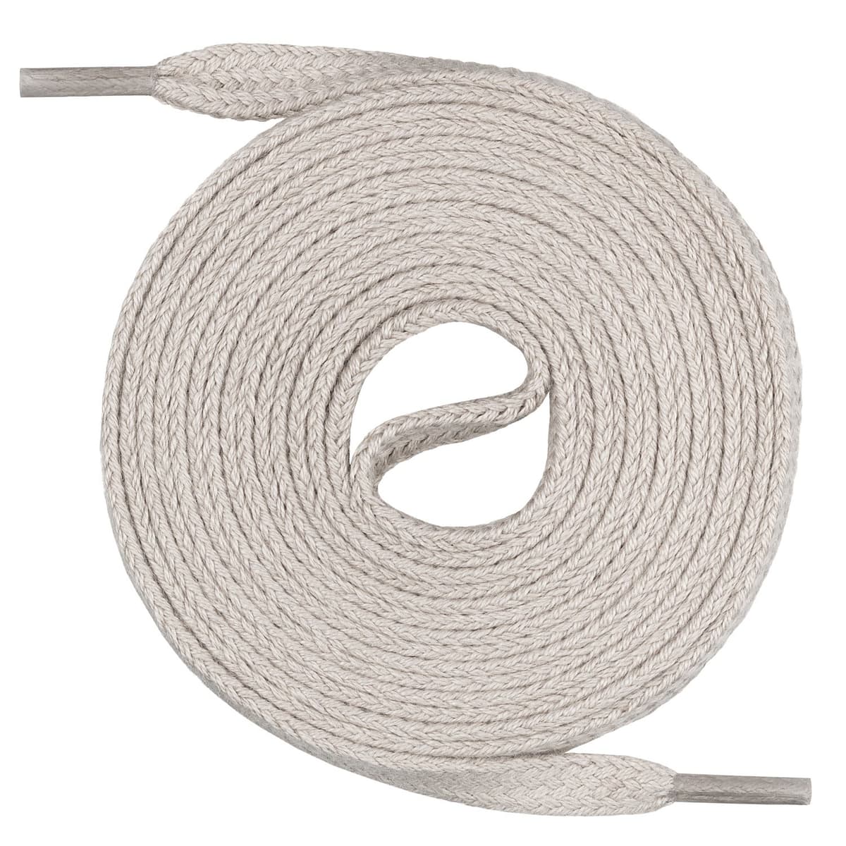 Un par de cordones Monte Swiss © Premium, 100% algodón, resistentes a roturas, 7 mm de ancho, entre 45 y 200 cm de longitud