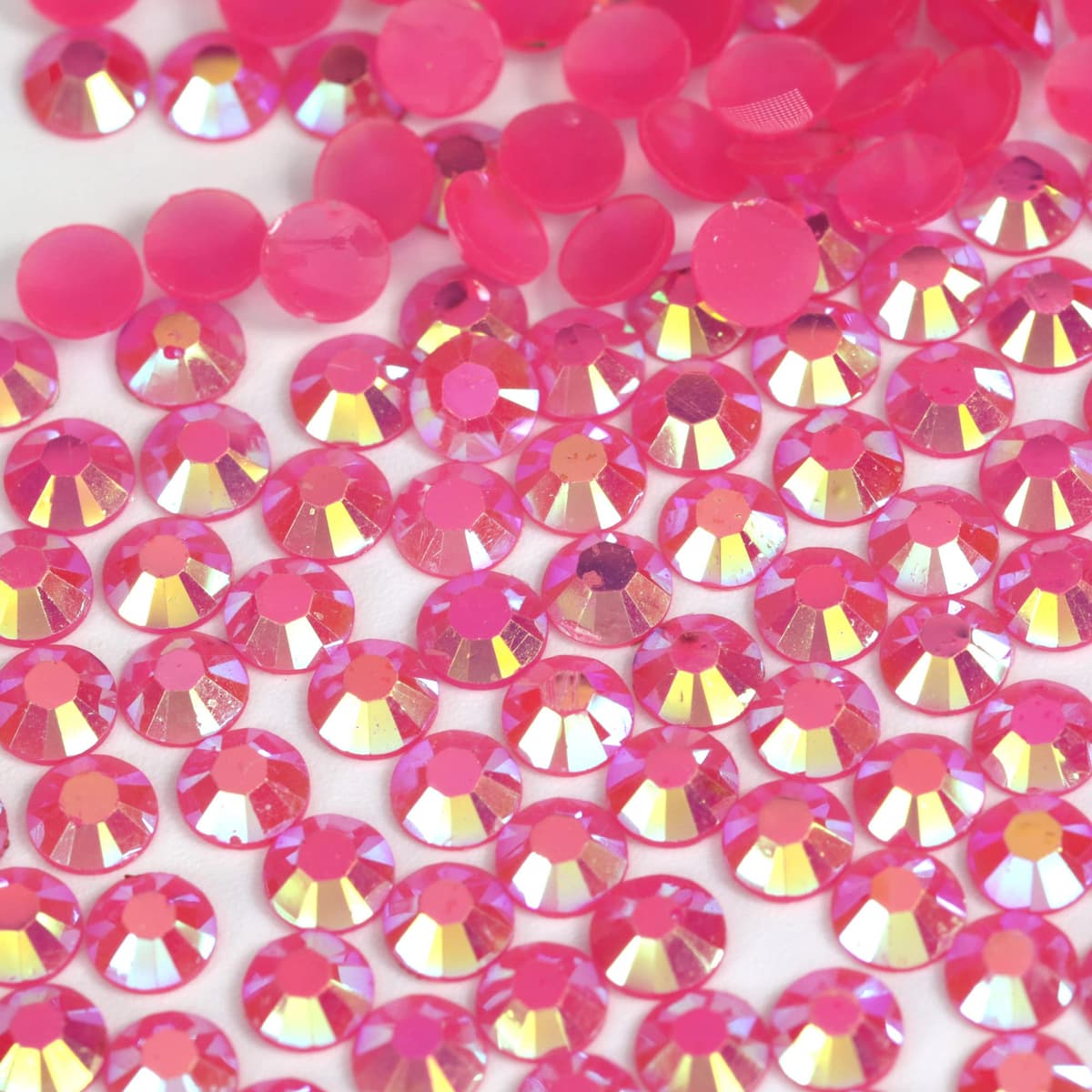 1000pcs 4mm Flat Back Non-Stick Rhinestone Crystal Diamantes Nail Art & Craft Scrapbooking Embellishments 90 Available Colours (4mm, AB Clear #A13) — view 73