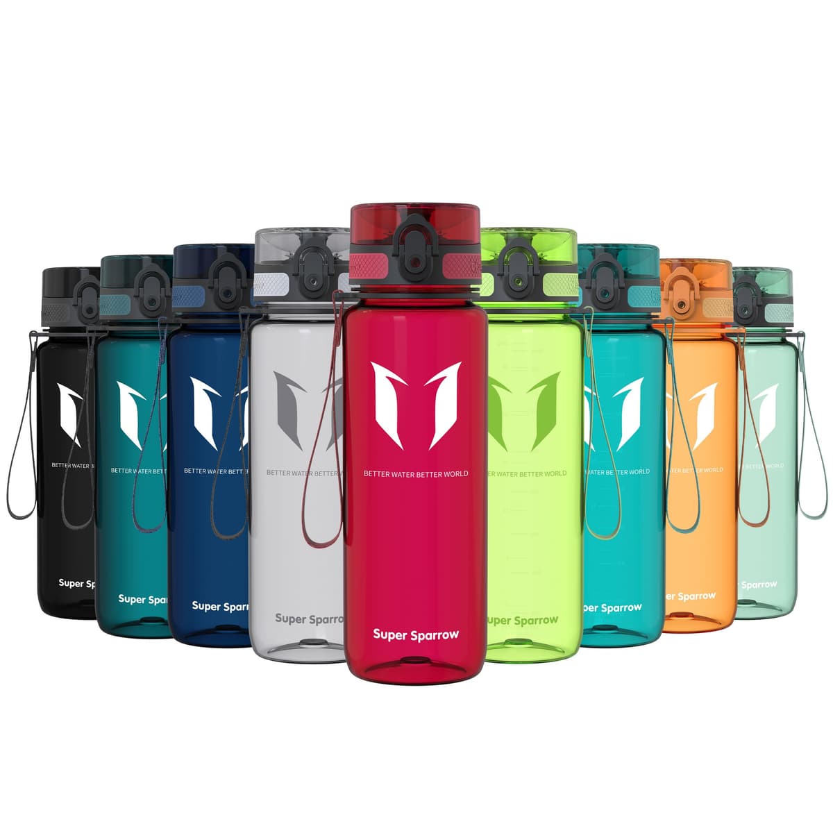 Super Sparrow Botella de Agua Deportiva -350ml & 500ml & 750ml & 1000ml - Sin BPA — view 73