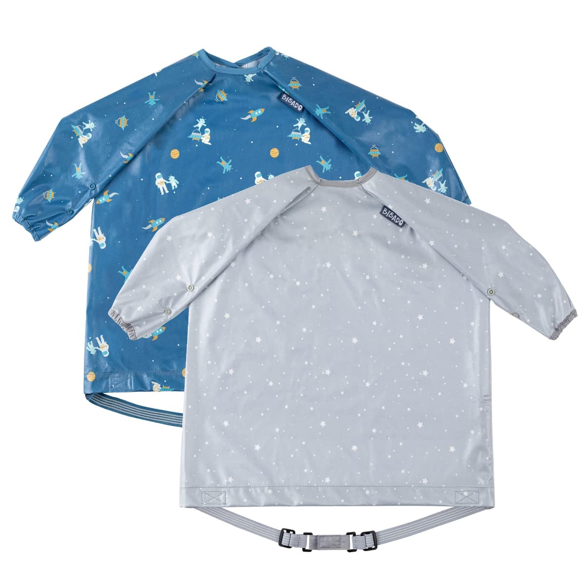 BIBaDO - Long Sleeve Baby Bibs - Babies & Toddlers 6-36 Months - Coverall Weaning Bib - Easy Wipe Clean & Soft Fabric - Attach to Highchair & Tables - Waterproof - Machine Washable — view 20