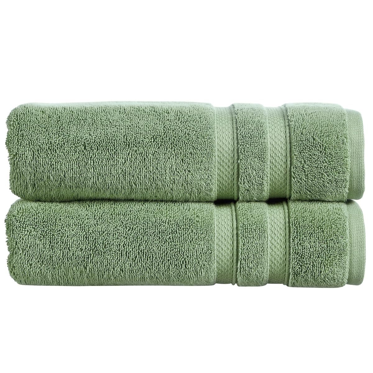 Christy Chroma Bath Towels | Set of 2 | Highly Absorbent Heavyweight 675GSM | Bold and Bright | Soft Velvety Smooth Bathroom Shower Towels | 100% Cotton | Sustainably Made | Ash Grey — view 139