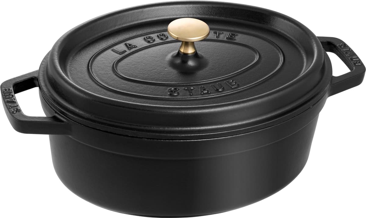 STAUB Cacerola/Cocotte de Hierro Fundido Ovalada, 17 cm, 1 L, Gris grafito — view 31