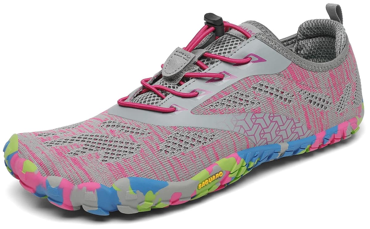 SAGUARO Versátil Minimalistas Zapatillas Ligeras Flexibles para Exterior Interior - Gym Asfalto Playa Montaña, Unisex-Adulto — view 9