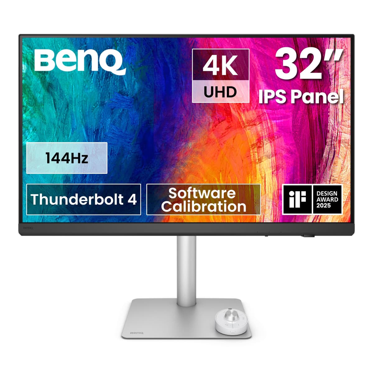 BenQ PD2705U 4K 27” Monitor for Designer, IPS, AQCOLOR, 99% sRGB, 99% Rec. 709, Delta E ≤ 3, Factory Calibrated, Uniformity, 65W USB-C, HDMI, DP, KVM, Compatible with MacBook — view 15