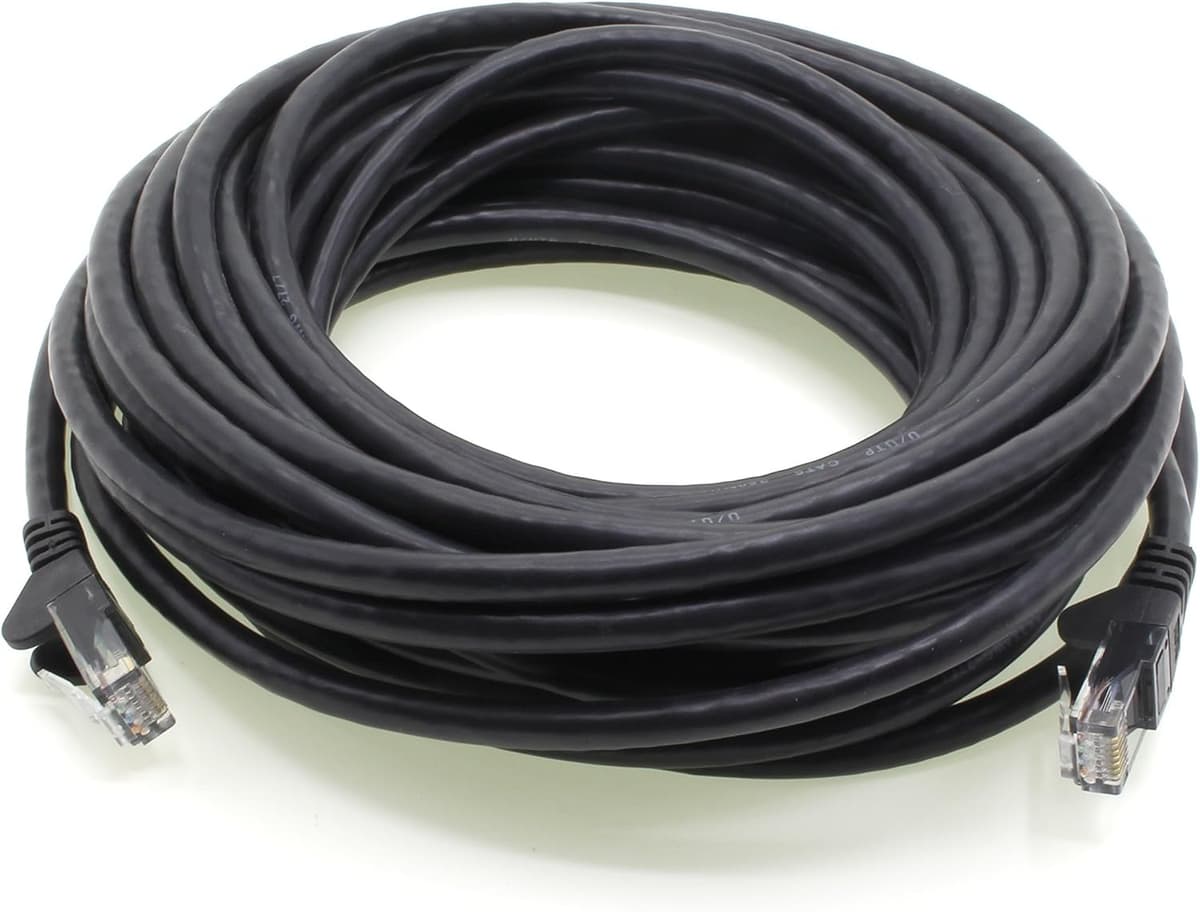 1aTTack.de 10m - black - 1 piece - CAT.6 CAT6 Ethernet LAN network cable 1000 Mbit/s patch cable 10m black - 1 piece — view 4