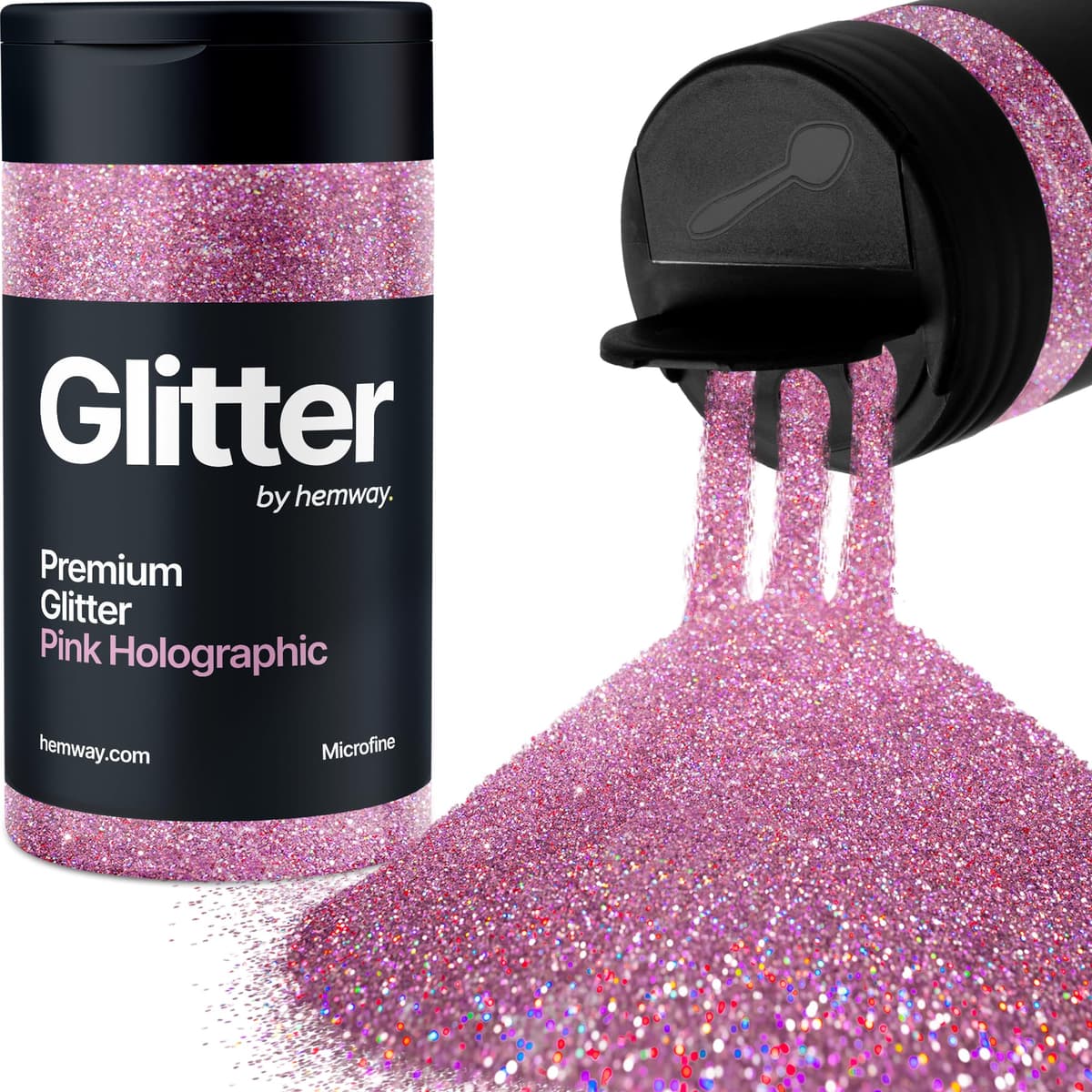 Light Rose Gold Glitter Shaker, 130g Ultrafine Glitter, Crafts 1/128" Metallic Flake Light Rose Gold Sequins, Resin & Epoxy Crafts, Decorating, Halloween, Christmas Nail, Face, Hemway — view 59