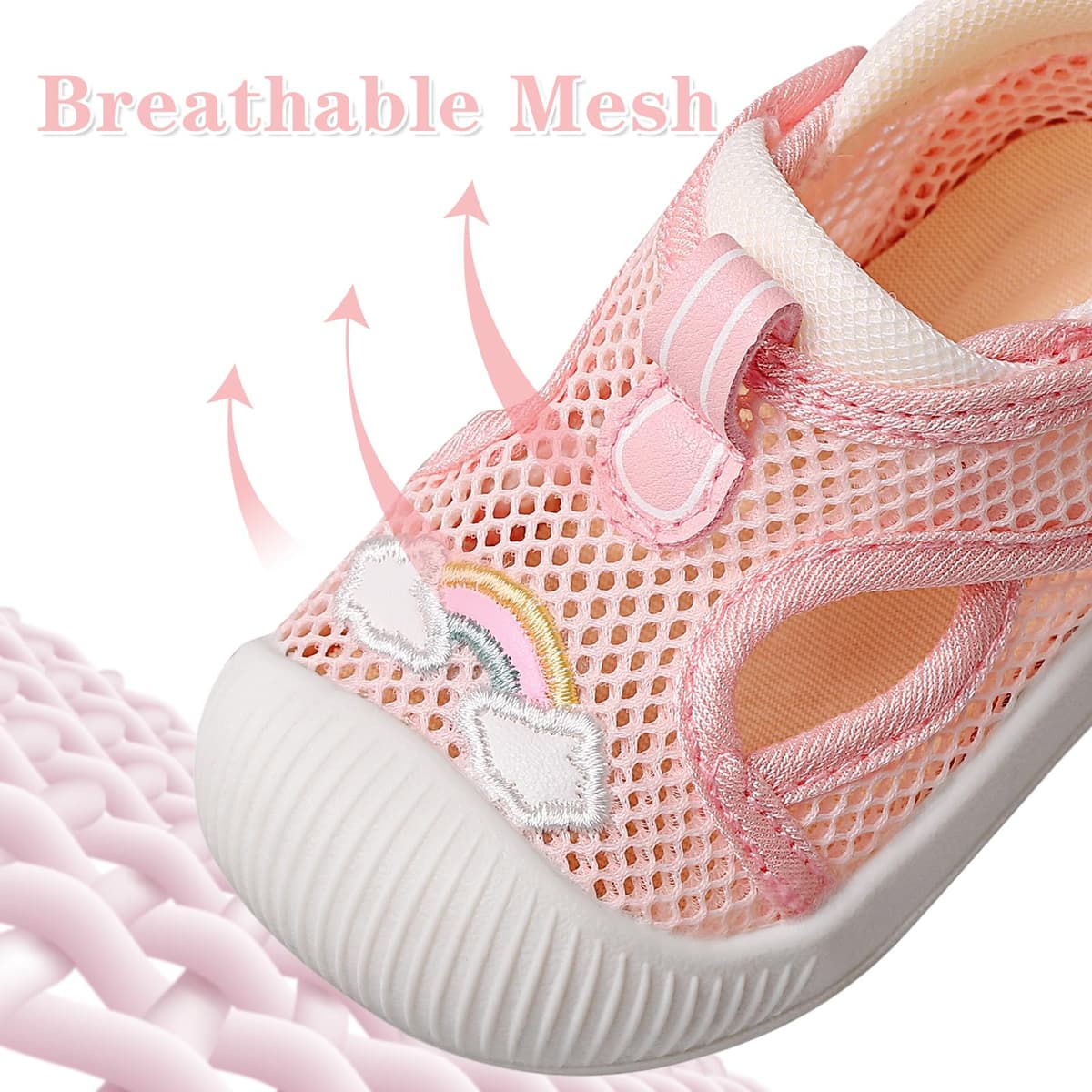 MASOCIO Baby Boys Girls Summer Shoes Infant Toddler Sandals Soft Sole Anti-Slip Shoes — view 4