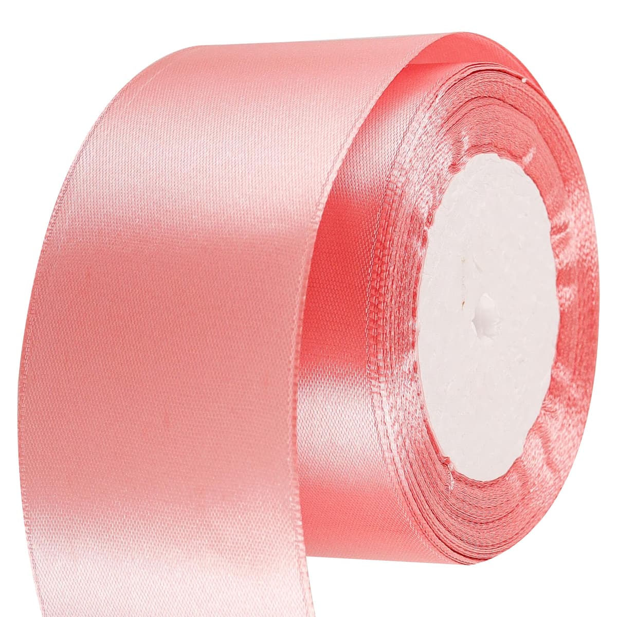 40mm Wide White Ribbon Thick Wedding Car Ribbon 22m, 1.5 inch Thick White Satin Ribbon for Gift Wrapping Wedding Car Christmas Birthday Cake Hair Bow Florist Bouquet Crafts Decorations — view 168