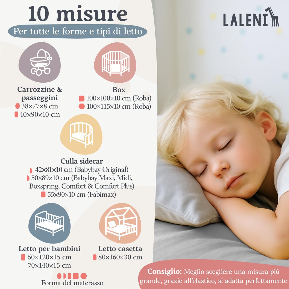 Laleni Sabana Bajera 60to70x120to140x15cm Oeko-Tex - sabanaja Bajera 100% Algodon para Cama de Infantil Set de 2-Ropa de Cama Infantil - para Cuna Bebe Color Moonlight Grey - Gris — view 2
