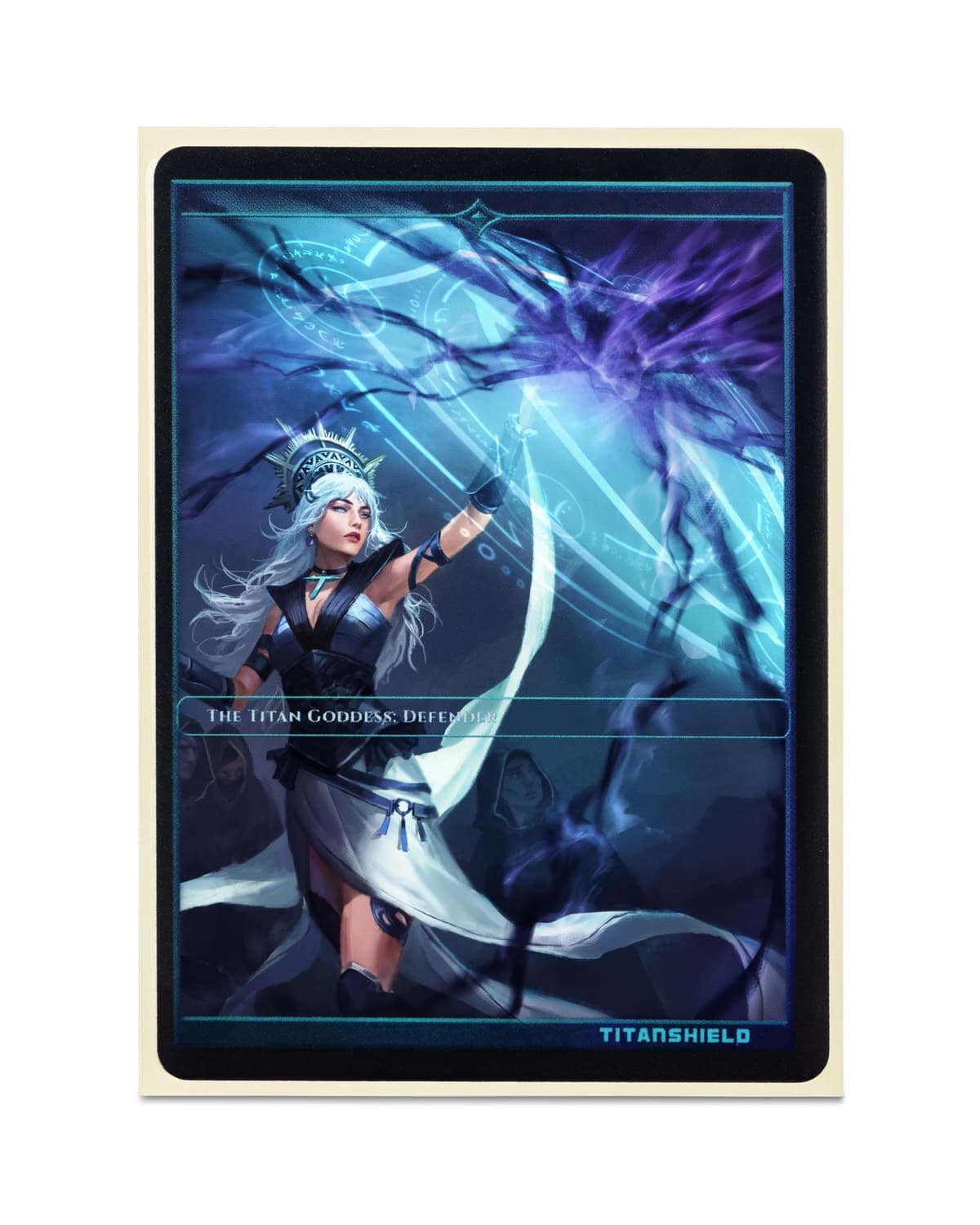 TitanShield Premium Ivory 150 Sleeves Standard Size Board Game Trading Card Sleeves Deck Protector for Magic The Gathering MTG, Baseball Collection, Dropmix — view 4