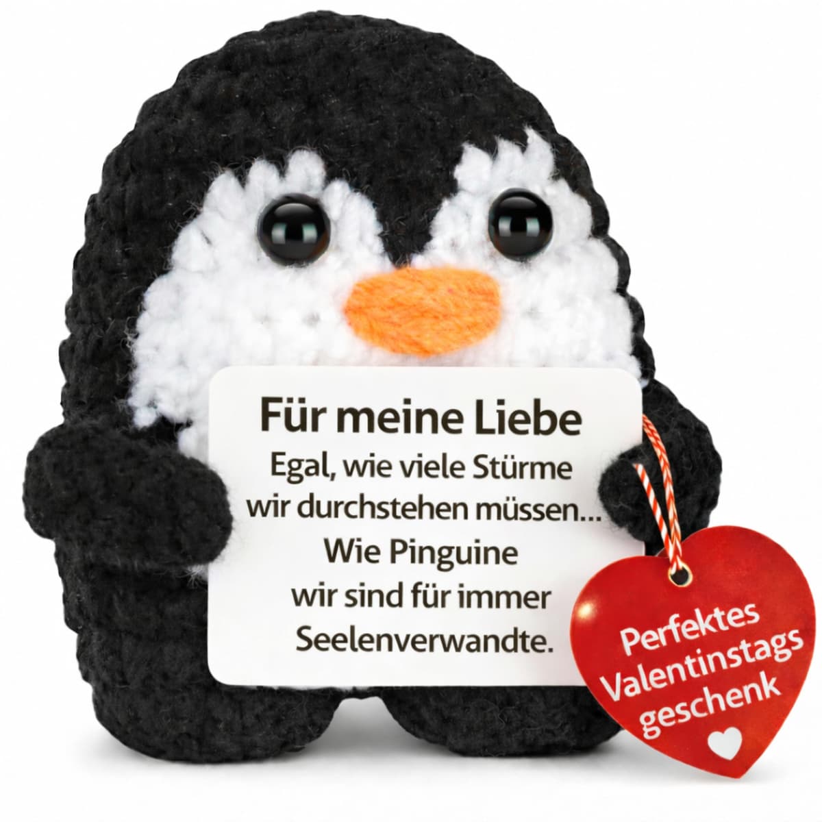 Crochet Alien Plush with Love Message – “You’re the Best Thing I’ve Ever Found on Earth” – Handmade Valentine’s Day Gift for Girlfriend, Boyfriend, Wife or Husband – Cute — view 49