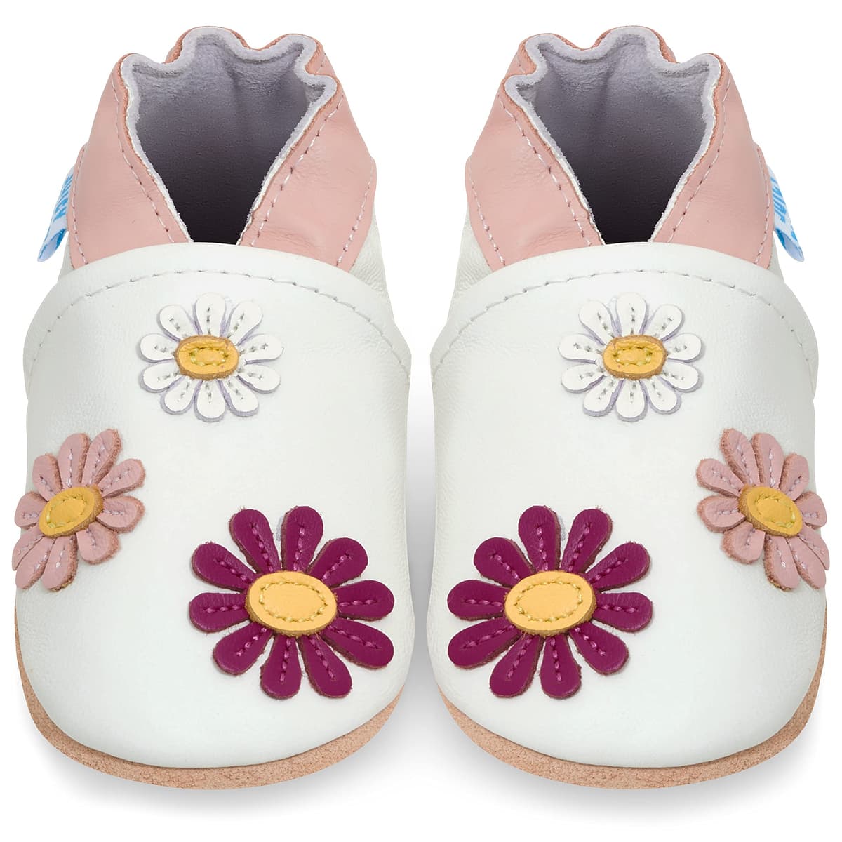 Zapatos de Bebé – Zapatillas de Cuero Niño Niña – Patucos de Piel con Elástico para Bebé - Zapatitos Primeros Pasos - Pantuflas Infantiles 0-6 Meses 6-12 Meses 12-18 Meses 18-24 Meses 2-3Años — view 26