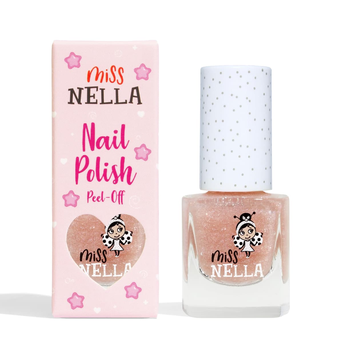 Miss Nella BLUEBERRY SMOOTHIE- Esmalte de uñas especial morada con brillantina para niños, con fórmula despegable, a base de agua y sin olor — view 19