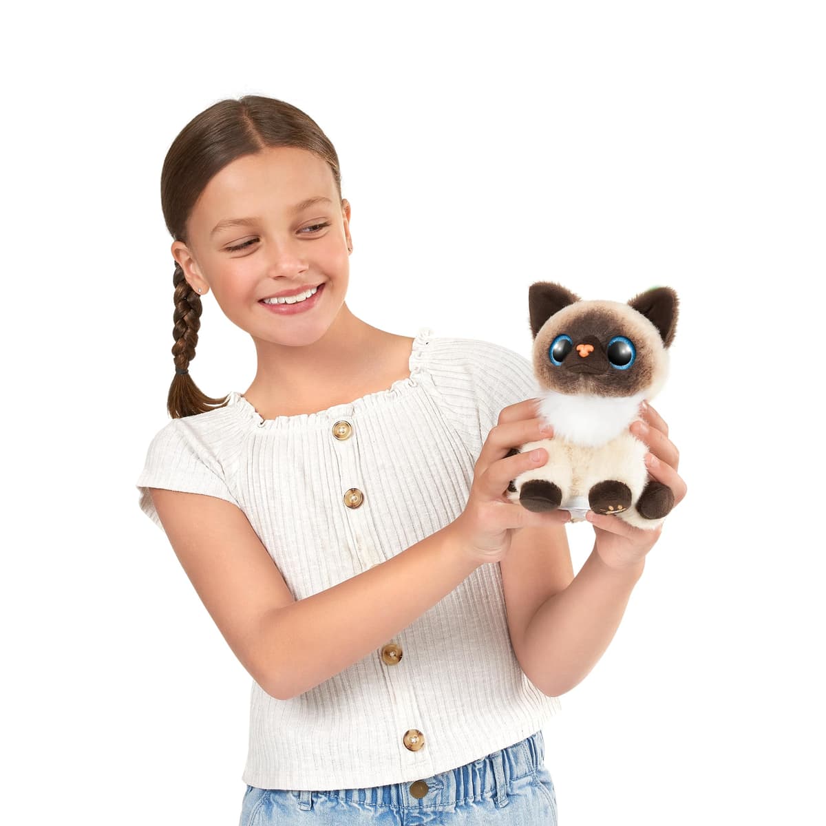 Pets Alive Smitten Kittens Surprise (Tabby Cat Ginger) por ZURU Nurture Play - Juguete Suave para desembalar, adopta 10 Sonidos interactivos — view 4