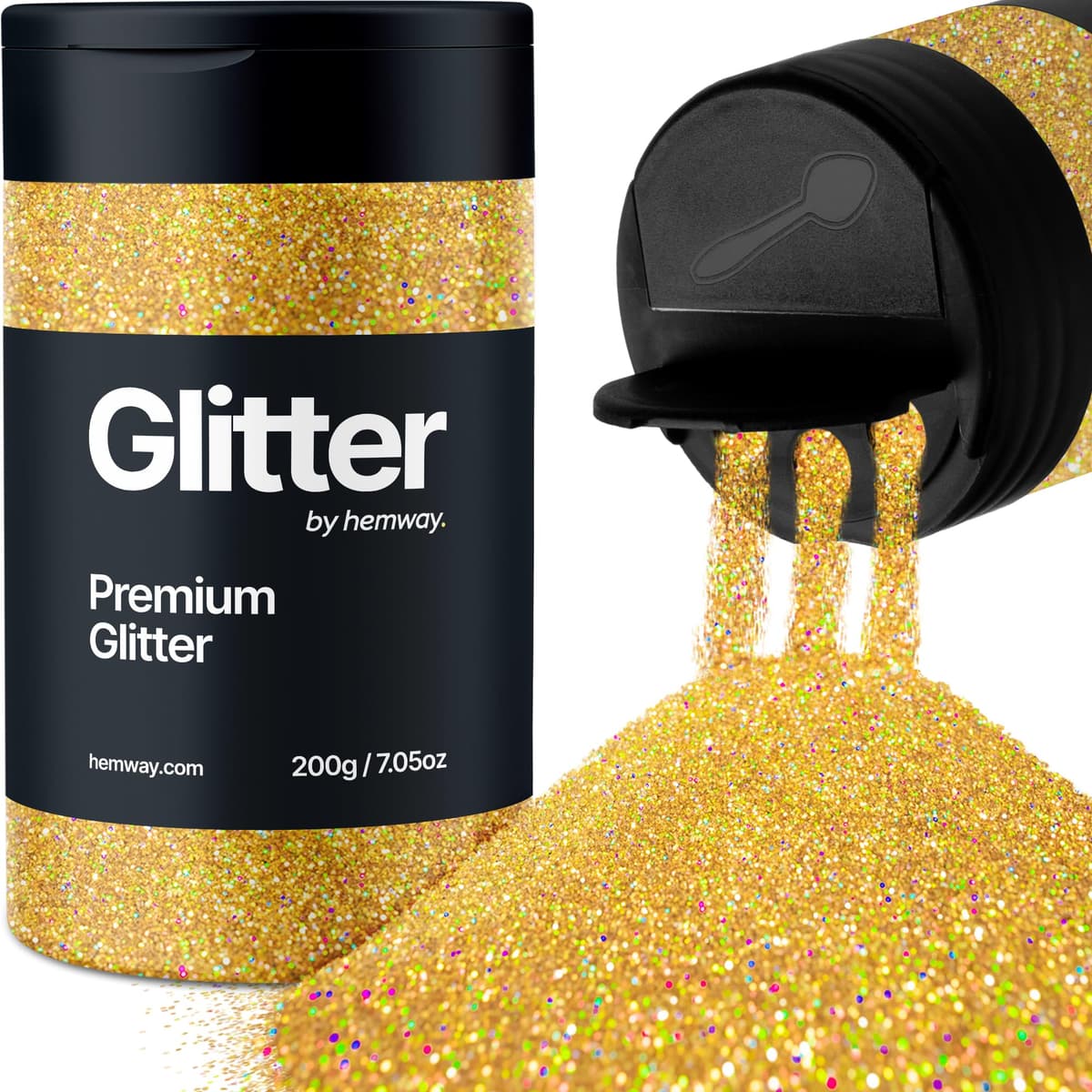 Light Rose Gold Glitter Shaker, 130g Ultrafine Glitter, Crafts 1/128" Metallic Flake Light Rose Gold Sequins, Resin & Epoxy Crafts, Decorating, Halloween, Christmas Nail, Face, Hemway — view 261