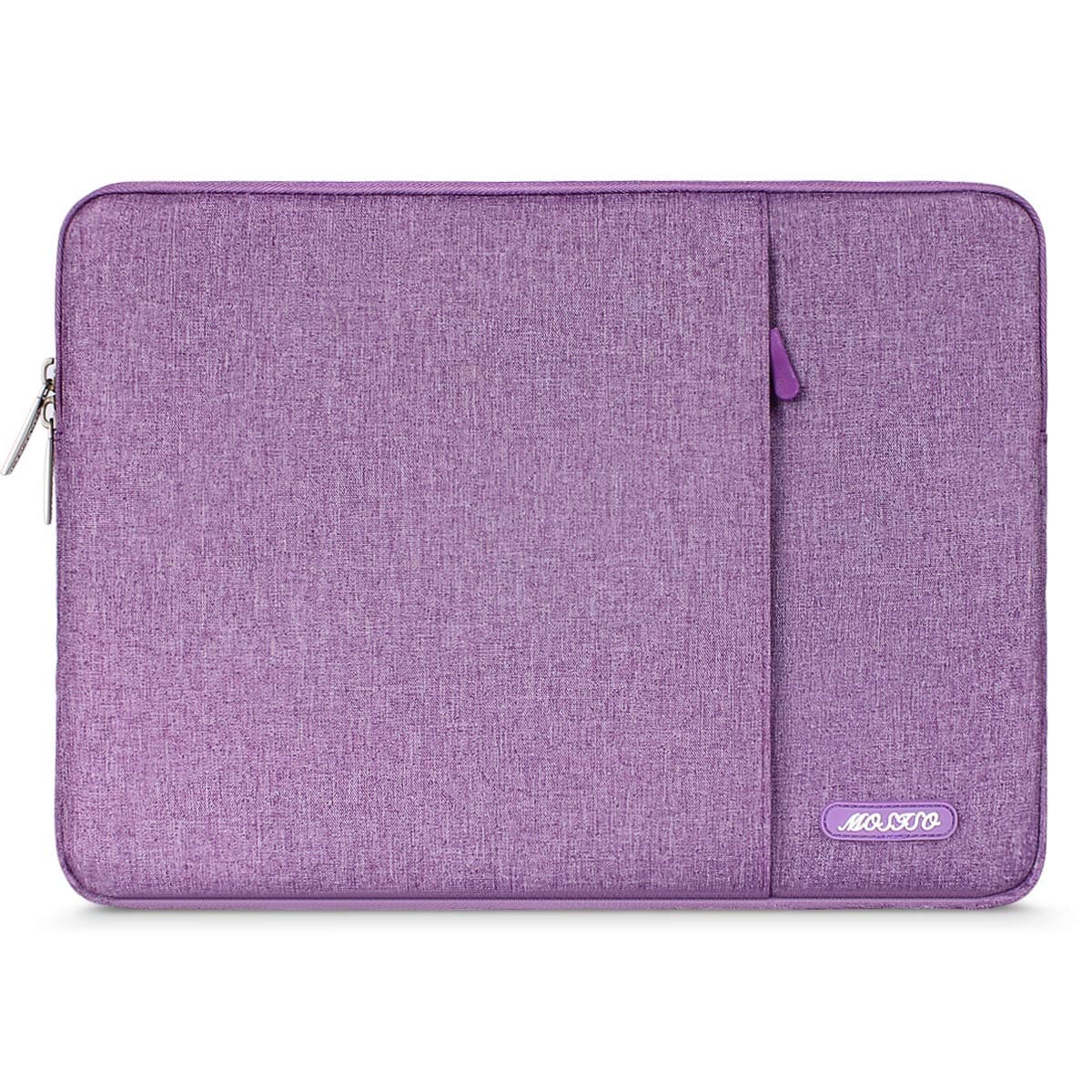 MOSISO Laptop Case 13.3 inch, 13-13.3 inch Laptop Sleeve Compatible with MacBook Air/Pro 13/Pro 14 M5 M4 M3 M2 M1, HP Dell ASUS Lenovo,Polyester Vertical Computer Sleeve Bag with Pocket, Gray — view 54