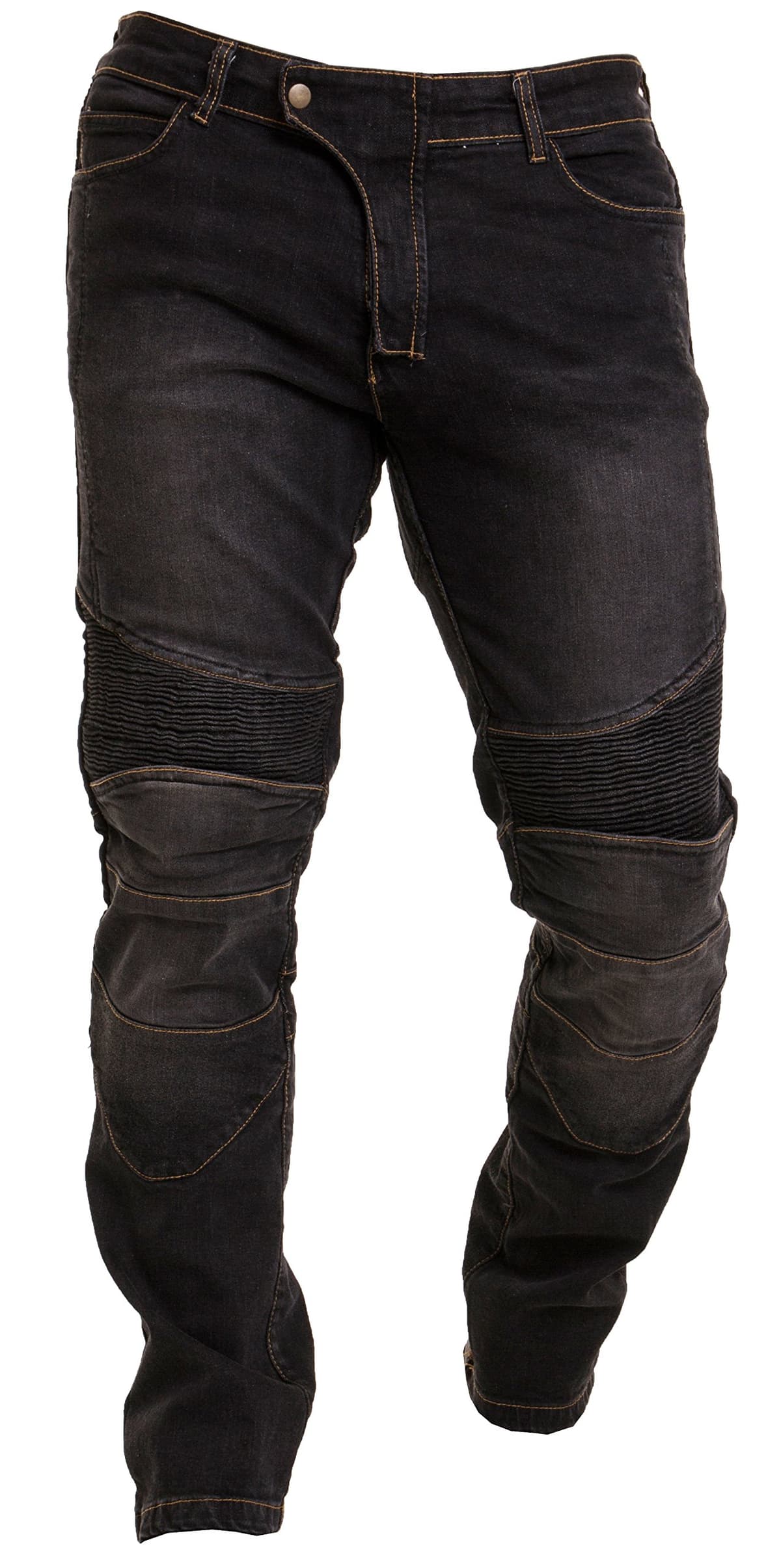 Men's Motorcycle Jeans Aramid Protective Linning Motorbike Denim Jeans Riding Pants with Removable Armour Biker Trousers for Men — view 13