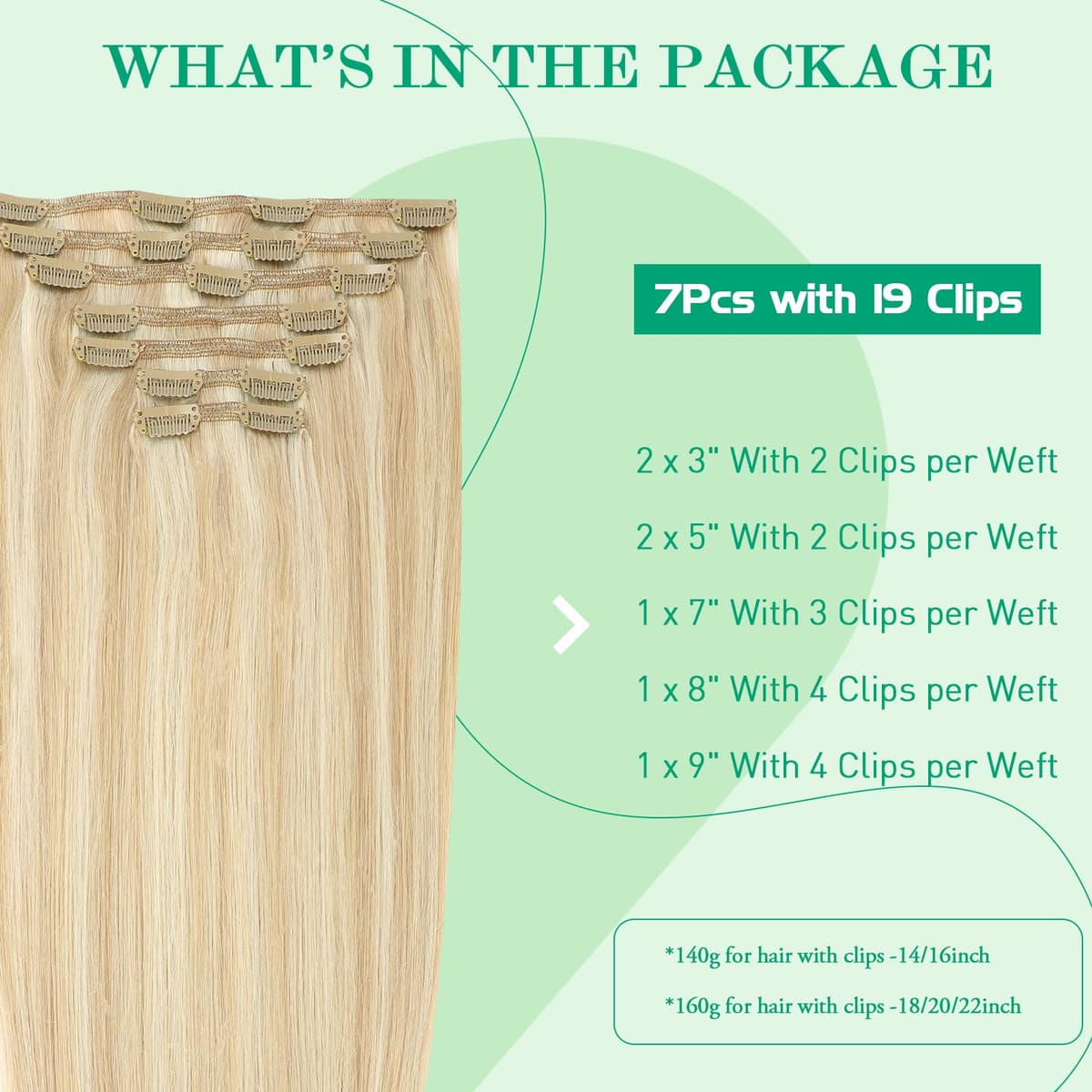 SURNEL Extensiones Clip Pelo Natural 100g 35cm 6 Piezas Castaño Chocolate Extensiones De Clip De Humano Real Extensiones Pelo Natural Remy (C#4-35cm) — view 23