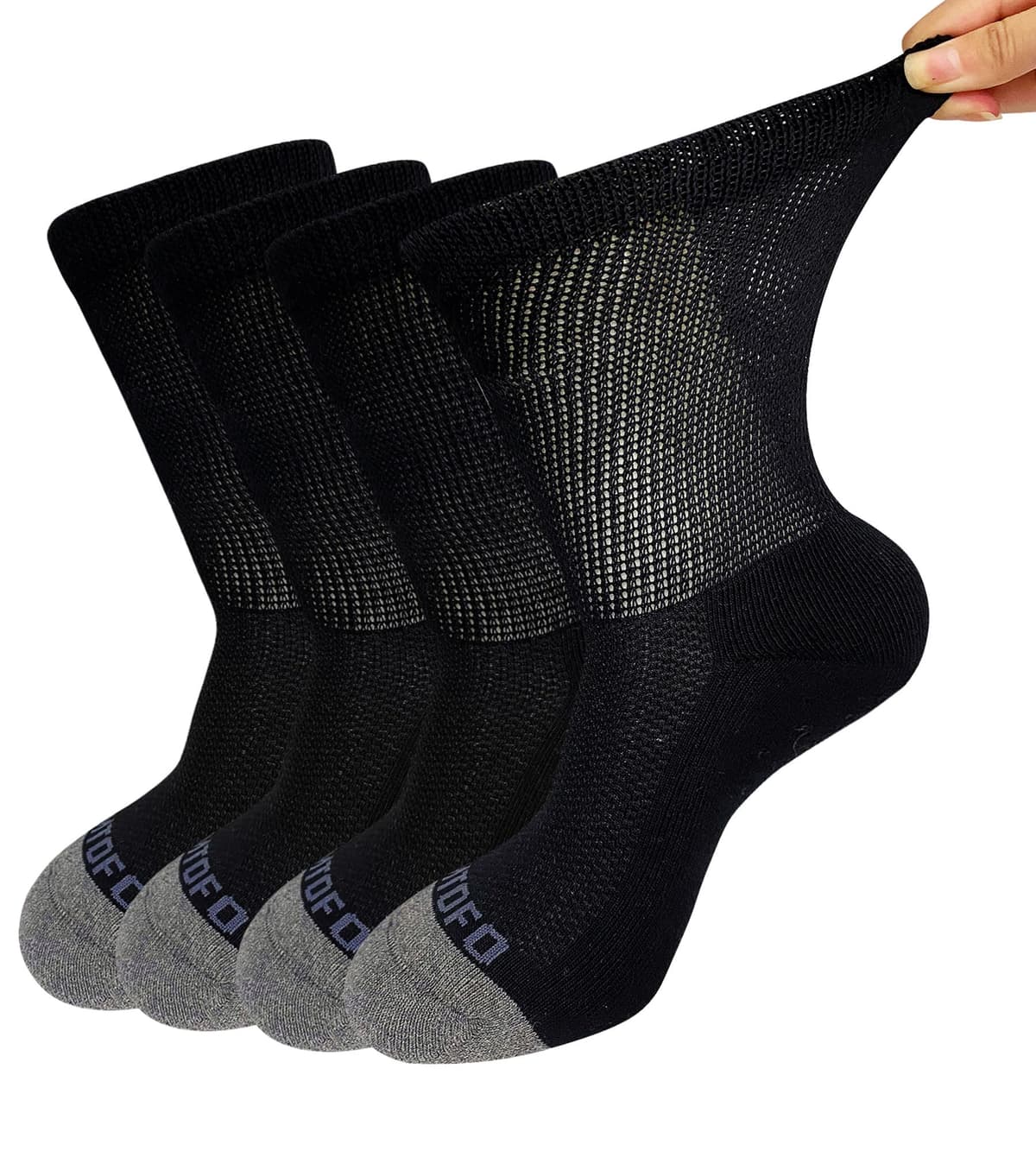 Calcetines Diabeticos Hombre Mujer: Calcetines Algodón Sin Goma Sin Costuras Sin Elástico Confort Acolchado De Felpa Calcetines de Ajuste Holgado para Pies Hinchados
