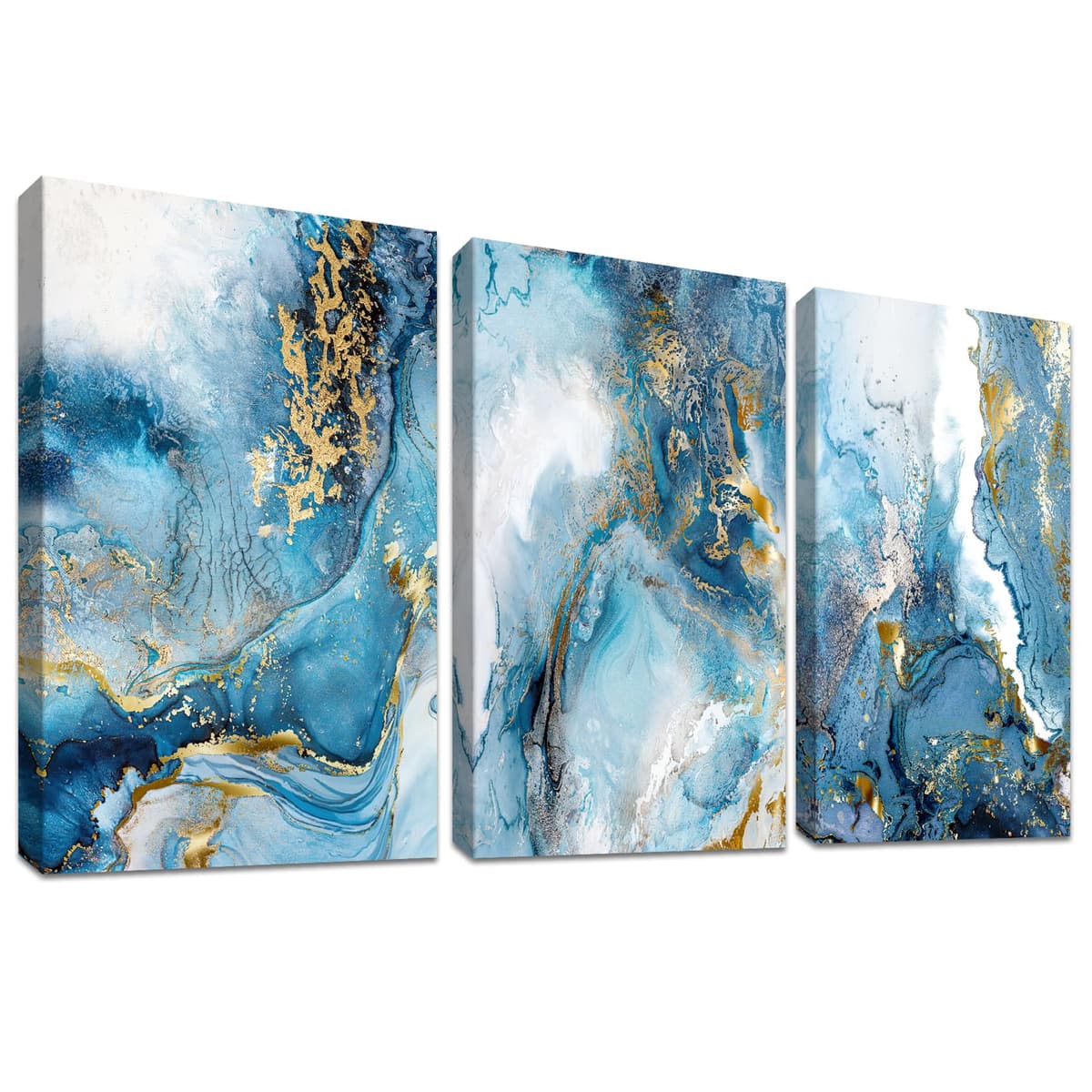 3 Panels Black White Canvas Wall Art Love Home Motivational Quotes Painting on Canvas Print Picture for Living Room Hallway Stairs Bedroom Bathroom Wall Decor Ready To Hang 90x40cm(12"x16"x3pcs) — view 34