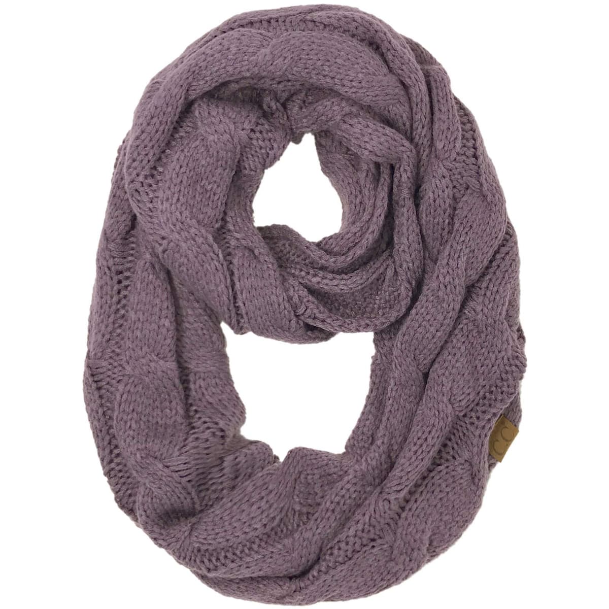 Warm Chunky Soft Stretch Cable Knit Beanie Skully — view 111
