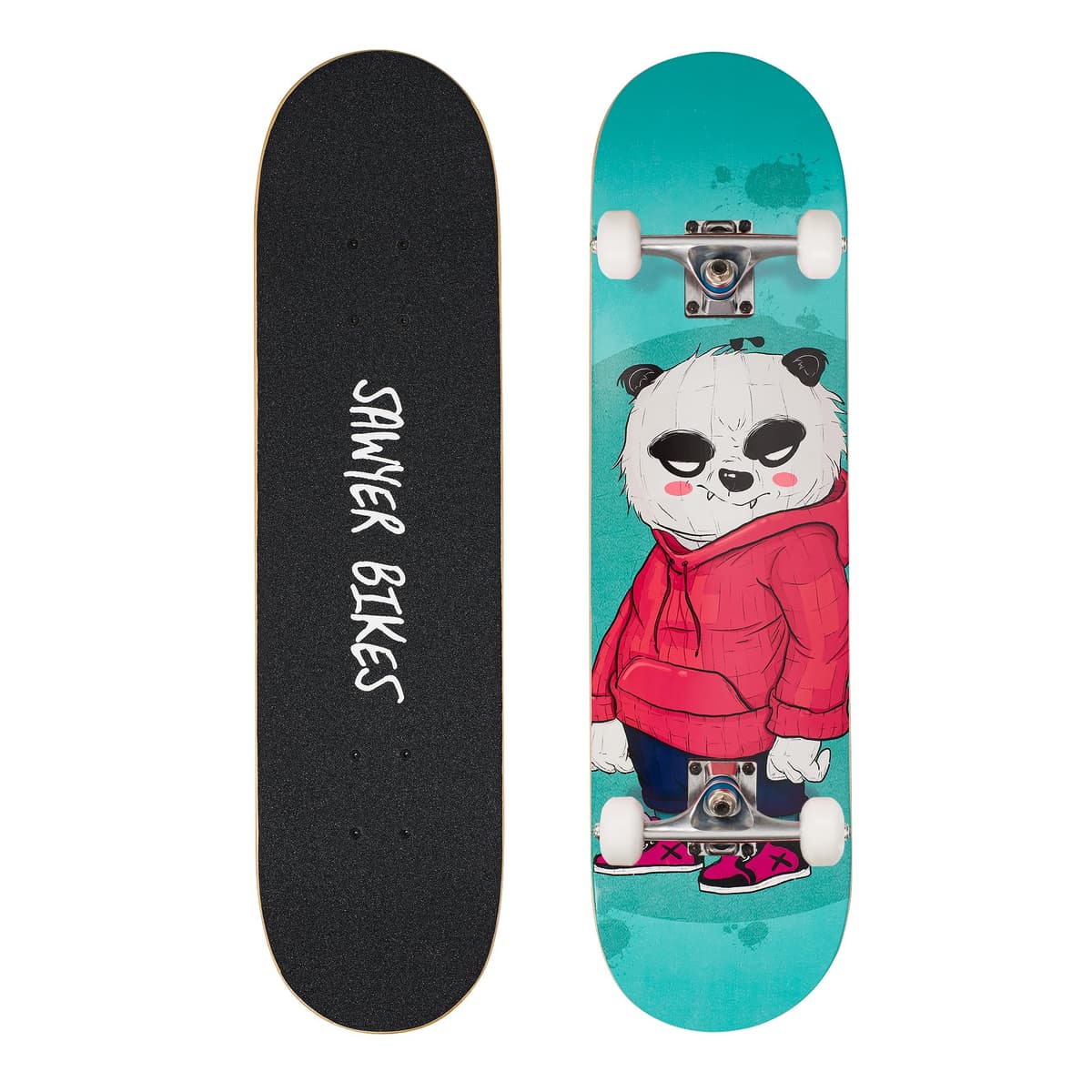 Sawyer Bikes - Monopatín/Skateboard (78cm x 20cm) - Niños y Adolescentes