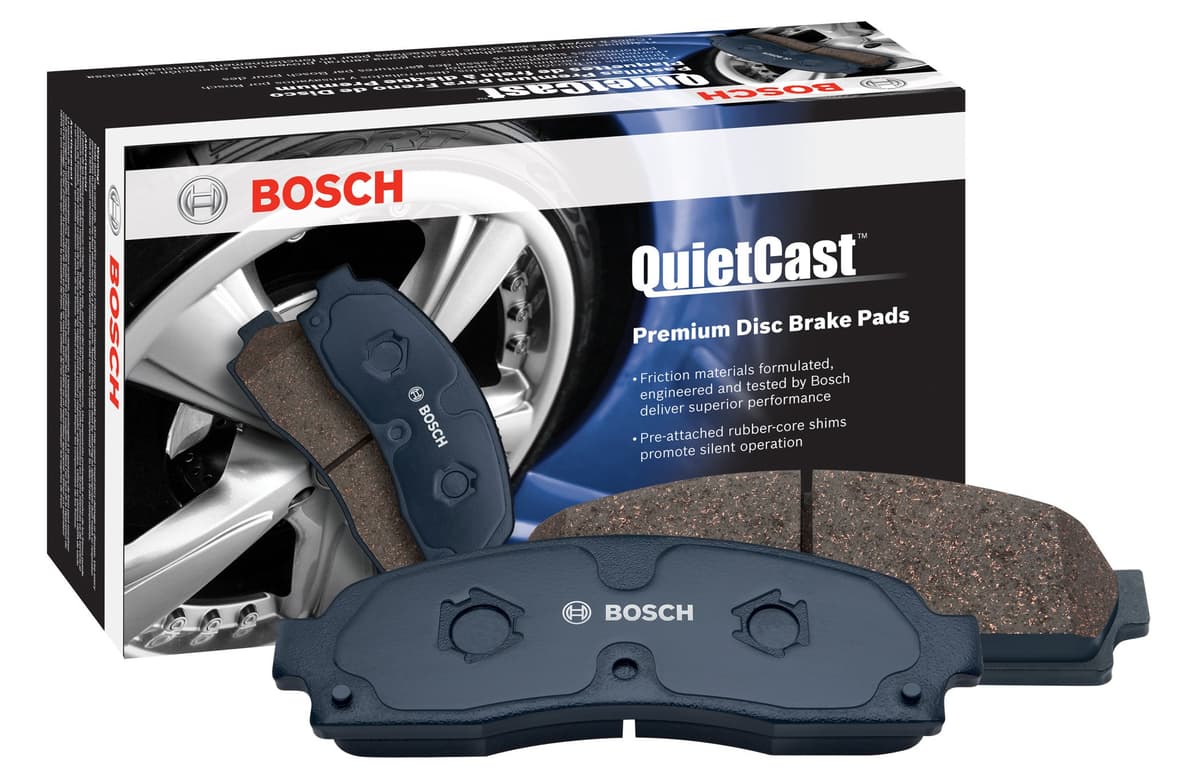 Bosch BC914 QuietCast Premium Ceramic Disc Brake Pad Set For: Acura ILX; Honda Accord, Civic, CR-V, Element, Fit, Front — view 31