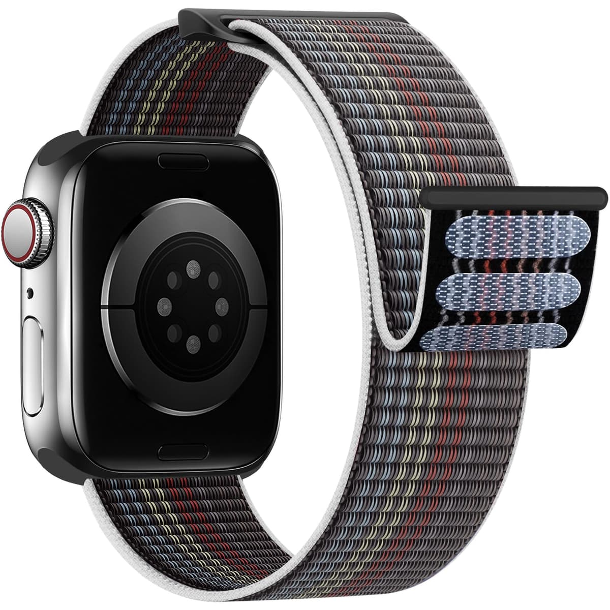 Yoohoo Nylon Straps Compatible with Apple Watch Straps 38mm 40mm 41mm 42mm(Series 10) Women Men,Upgraded Soft Nylon Strap Replacement Bands for iWatch Series 11 10 9 8 7 6 5 4 3 2 1 SE3 Ultra3/Black — view 15