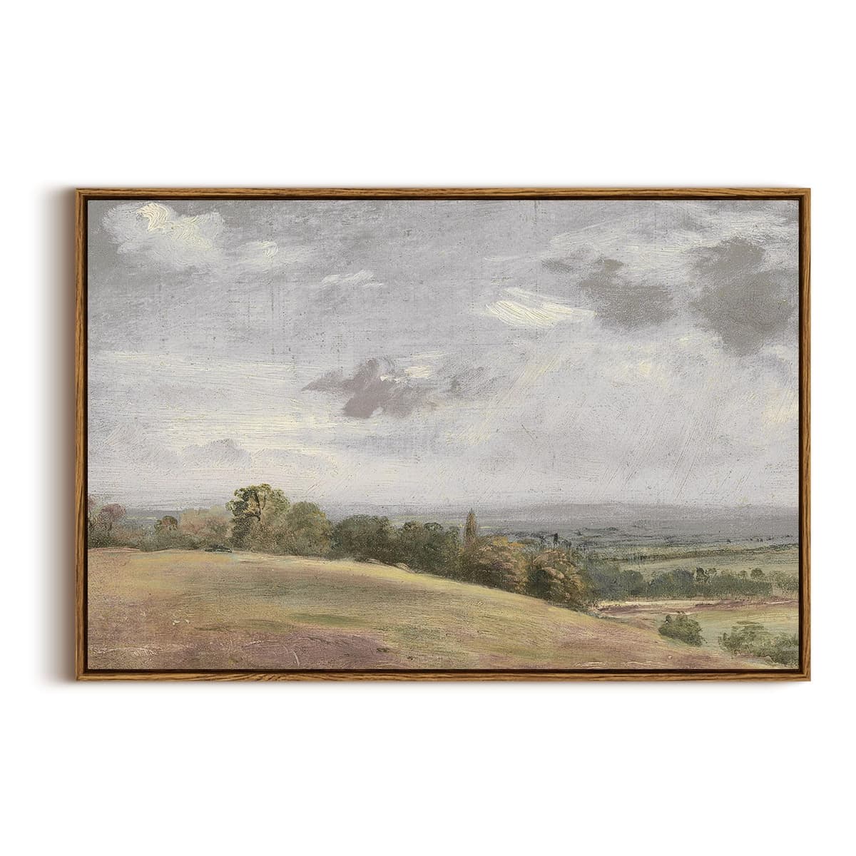 InSimSea Framed Canvas Wall Art, Meadow with Flowers Painting, Landscape for Living Room, Bedroom, Home, Bathroom Decor, 8x10 — view 93