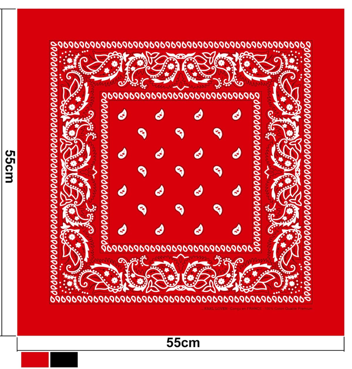 EL BANDANA - Estampado Paisley - 100% Algodón - Máximo grosor - 20 Colores Exclusivos — view 2