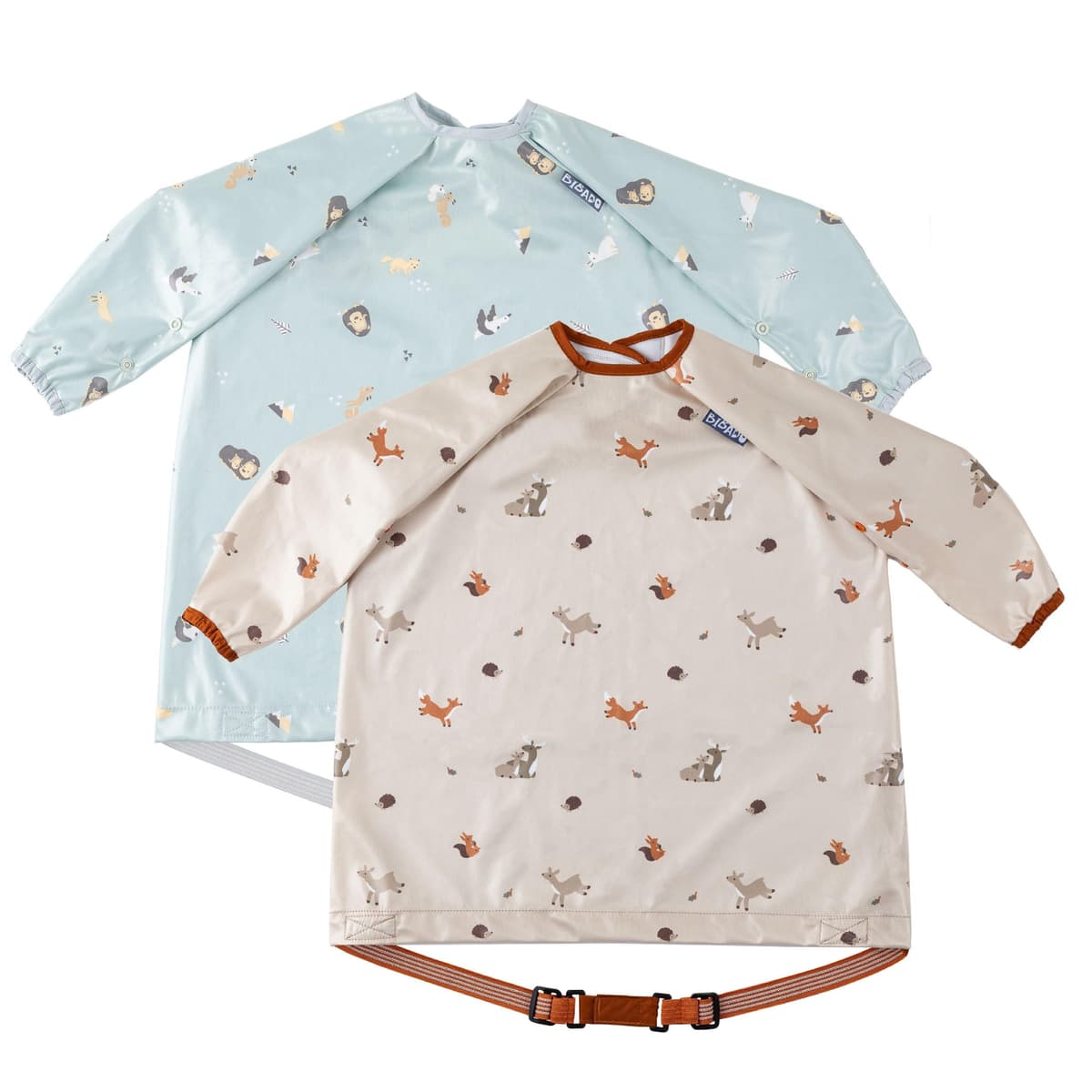 BIBaDO - Long Sleeve Baby Bibs - Babies & Toddlers 6-36 Months - Coverall Weaning Bib - Easy Wipe Clean & Soft Fabric - Attach to Highchair & Tables - Waterproof - Machine Washable — view 25