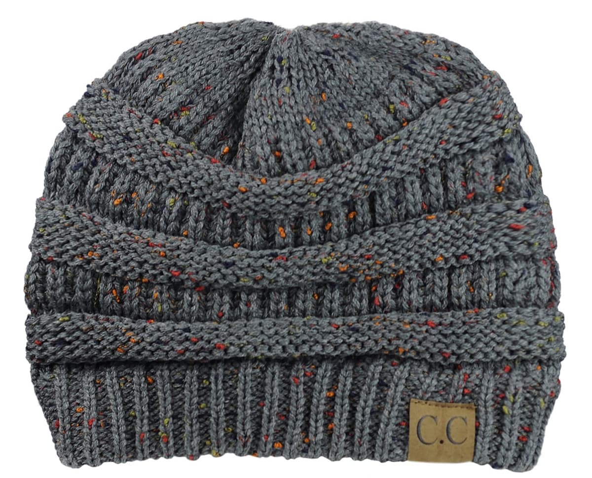 Warm Chunky Soft Stretch Cable Knit Beanie Skully — view 82