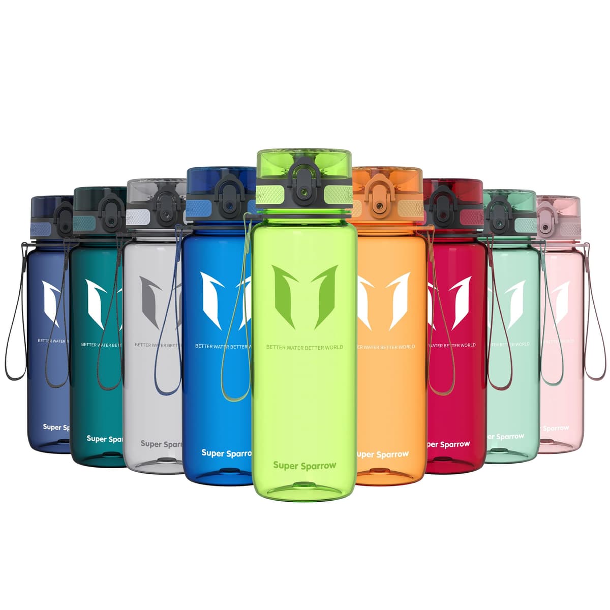 Super Sparrow Botella de Agua Deportiva -350ml & 500ml & 750ml & 1000ml - Sin BPA — view 82