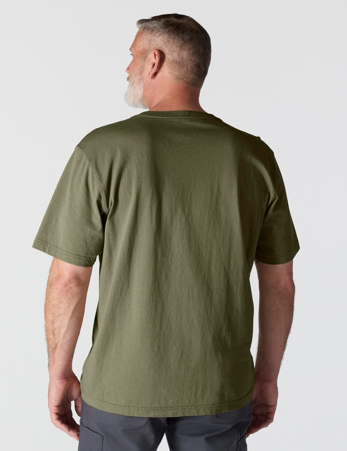 Carhartt Mens Loose Fit Heavyweight Short-Sleeve Pocket T-Shirt (Also Available in Big & Tall) CloseoutWork Utility T-Shirt — view 4