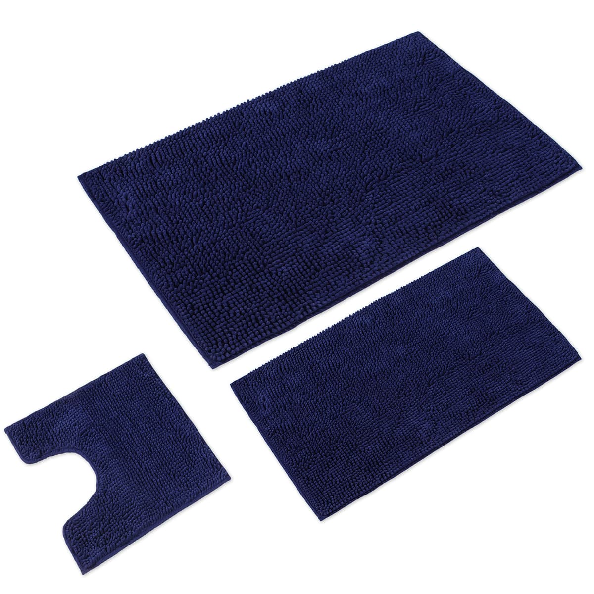 WohnDirect Alfombra Baño Gris 45x45cm • Alfombrilla baño Antideslizante y Lavable • Cómoda Y Súper Absorbente — view 93
