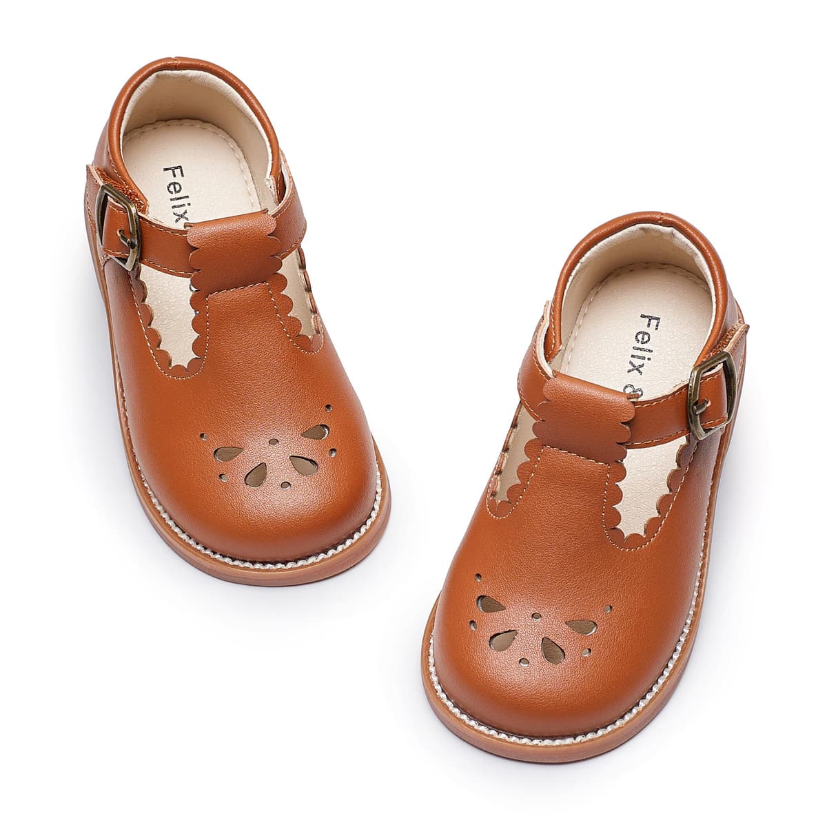 Felix & Flora Toddler Little Girl Mary Jane Dress Shoes - Ballet Flats for Girl Party School Shoes — view 20