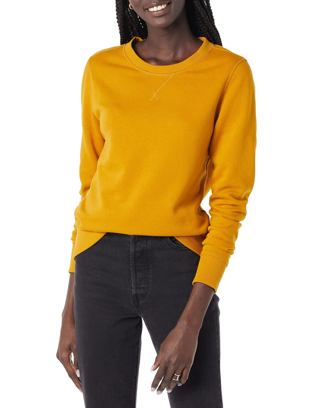 Amazon Essentials Mujer Sudadera con Cuello Redondo de Forro Polar (Disponible en Tallas Grandes) — view 165