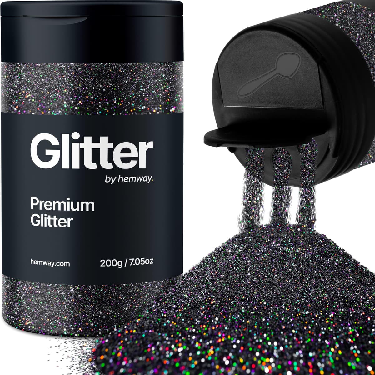 Light Rose Gold Glitter Shaker, 130g Ultrafine Glitter, Crafts 1/128" Metallic Flake Light Rose Gold Sequins, Resin & Epoxy Crafts, Decorating, Halloween, Christmas Nail, Face, Hemway — view 291