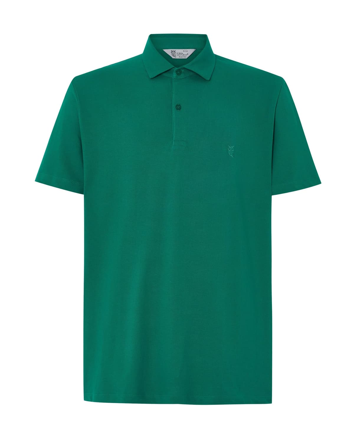 El Búho Nocturno Polo Hombre Manga Corta Algodón 100% Piqué Liso - Cuello Italiano Spread Firme Elegante - Regular Fit Holgado Largo - Deporte Casual Vestir Tallas Grandes S-5XL — view 12